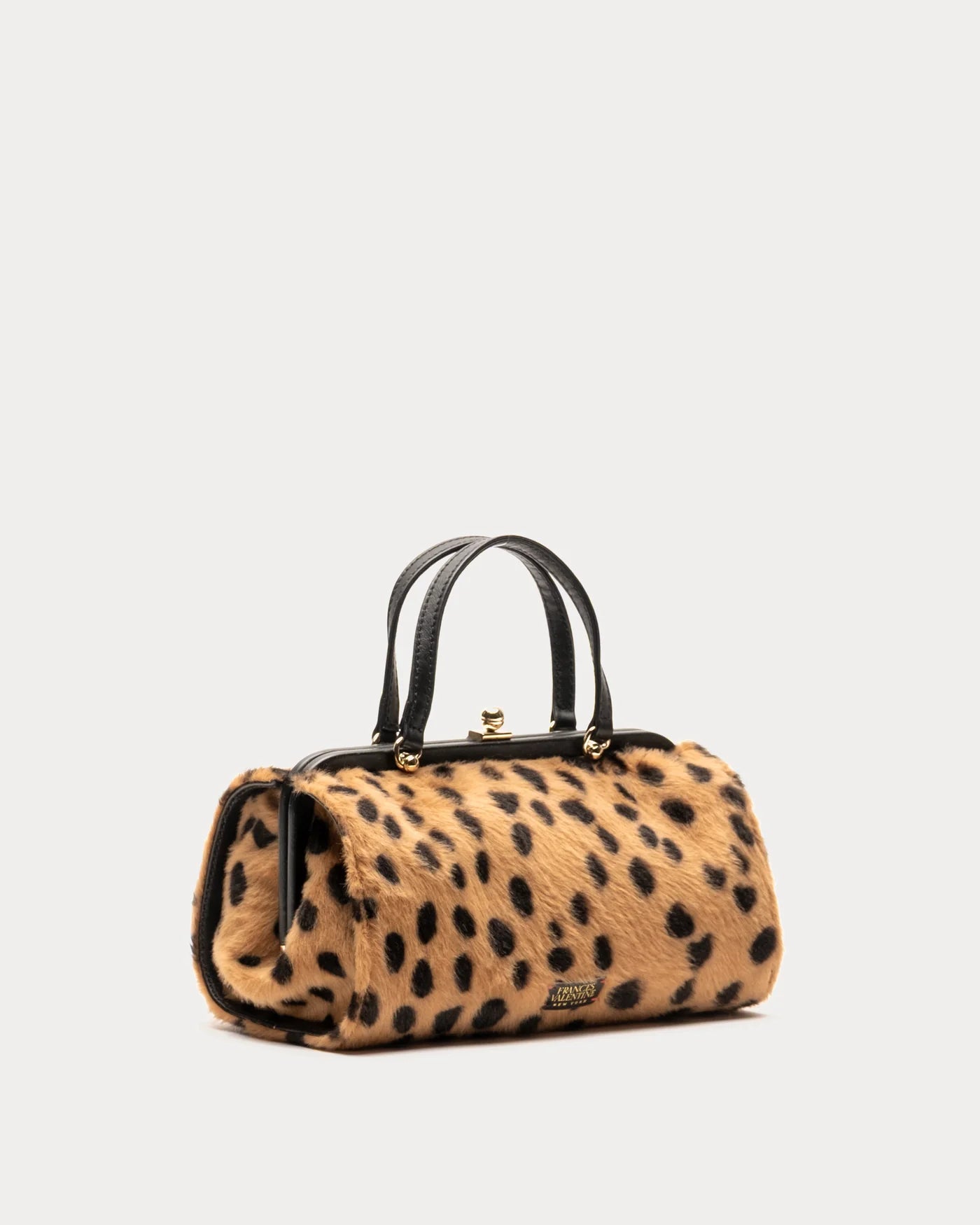 Frances Valentine Petite Michelle Handbag Cheetah Faux Fur