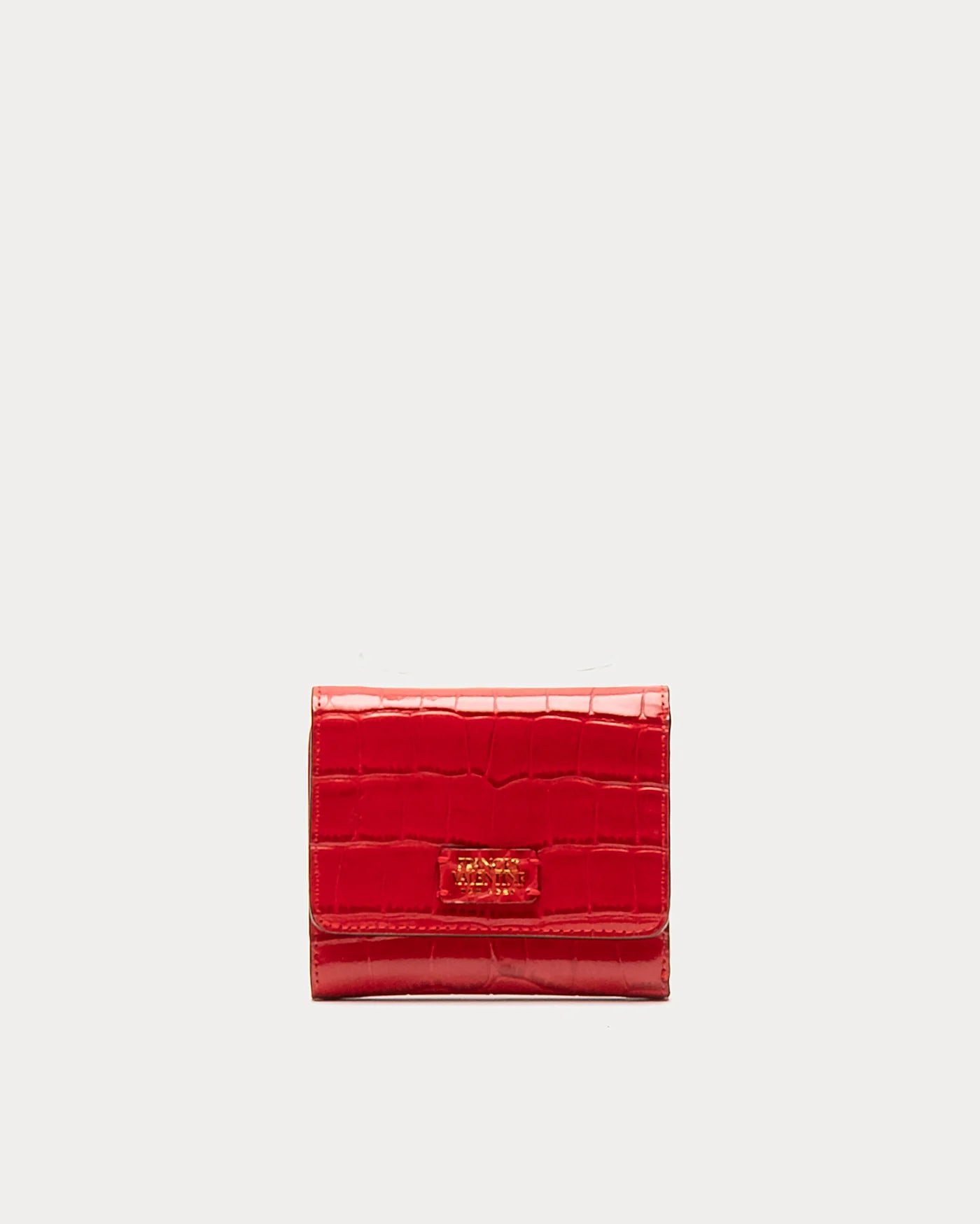 Frances Valentine Perfect Wallet Embossed Croc Leather