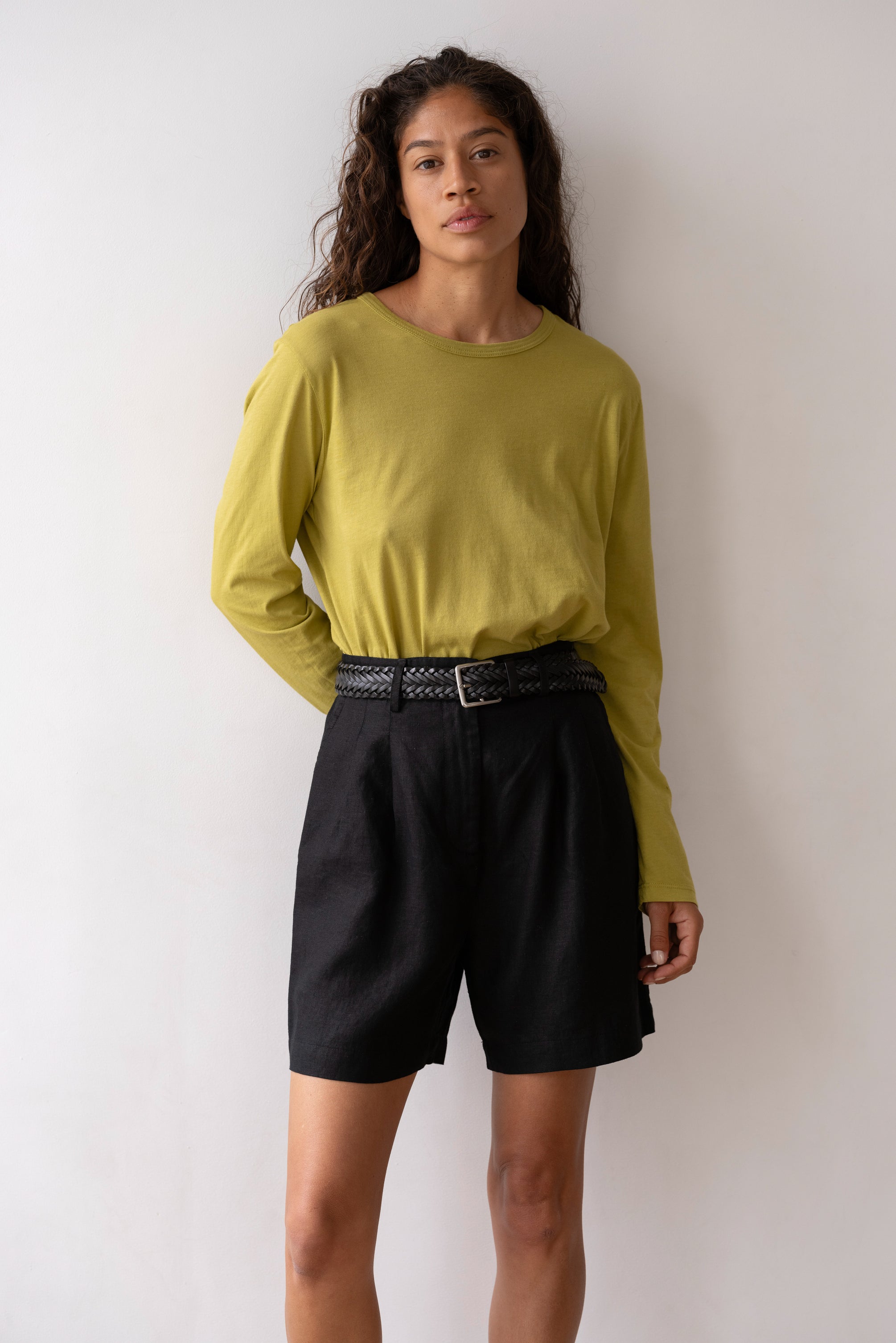 Donni The Linen Pleated Short 0018