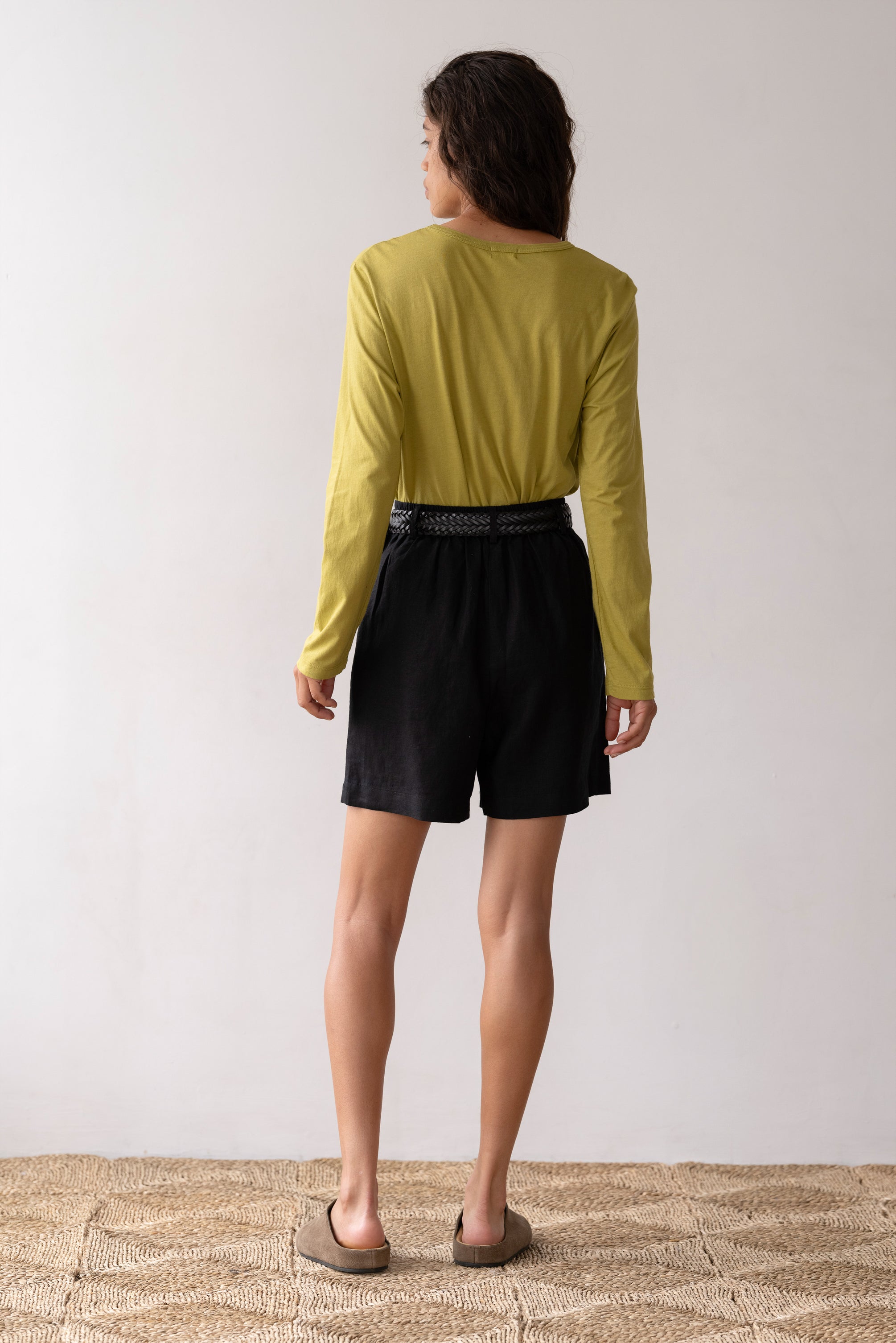 Donni The Linen Pleated Short 0018