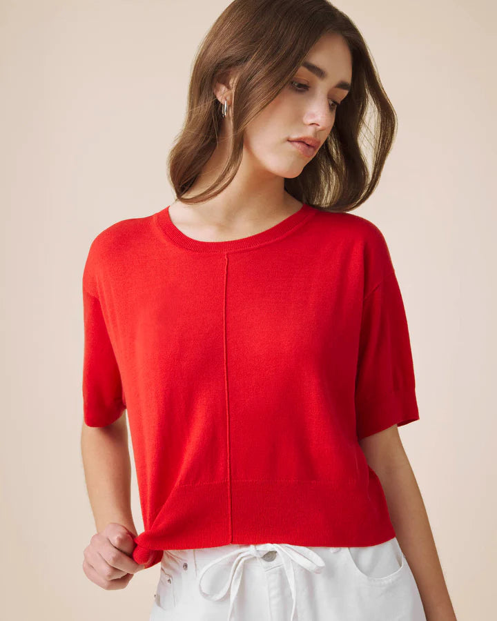 Splendid Erica Short Sleeve Sweater RM6S050