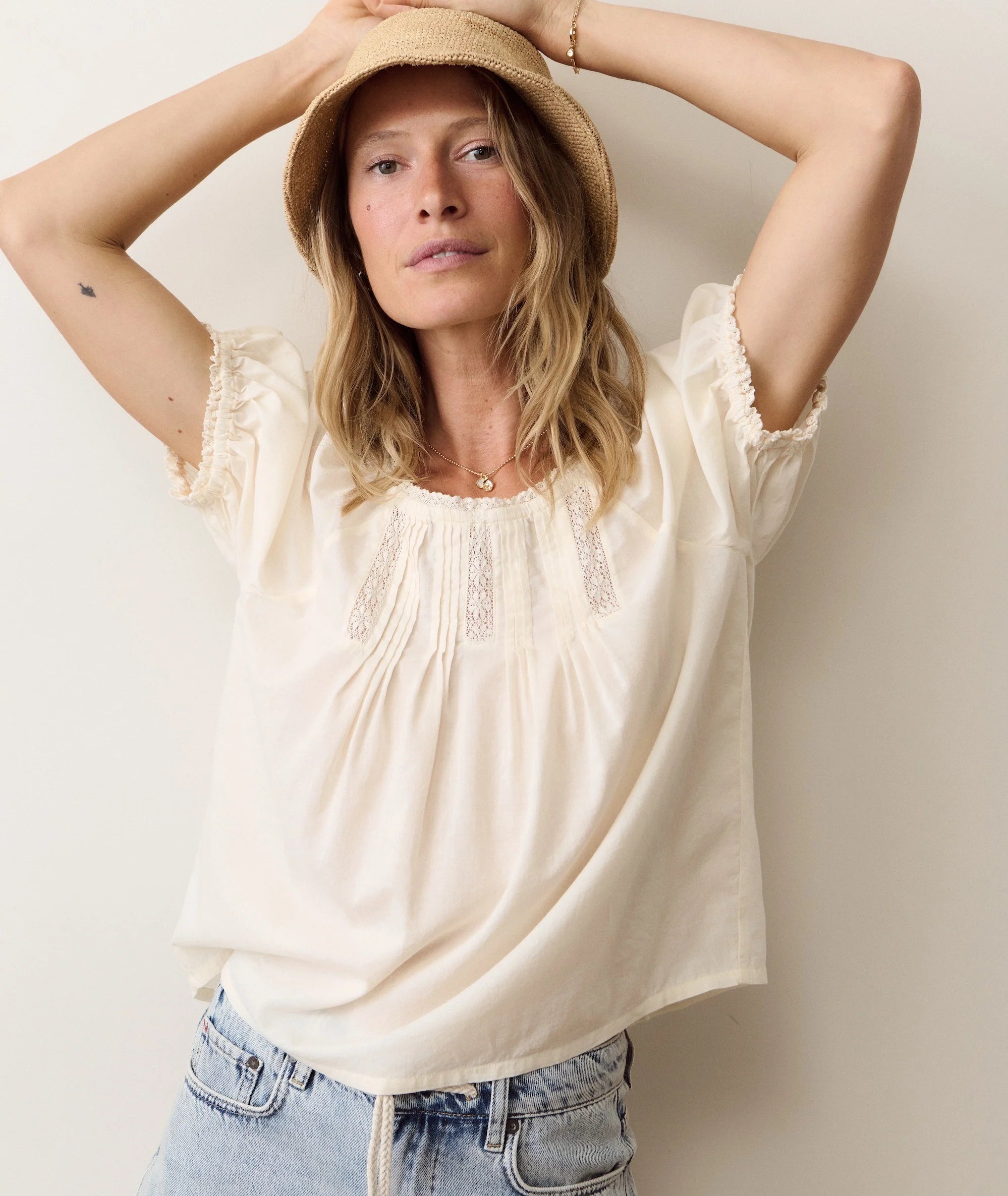Marine Layer Celine Puff Top