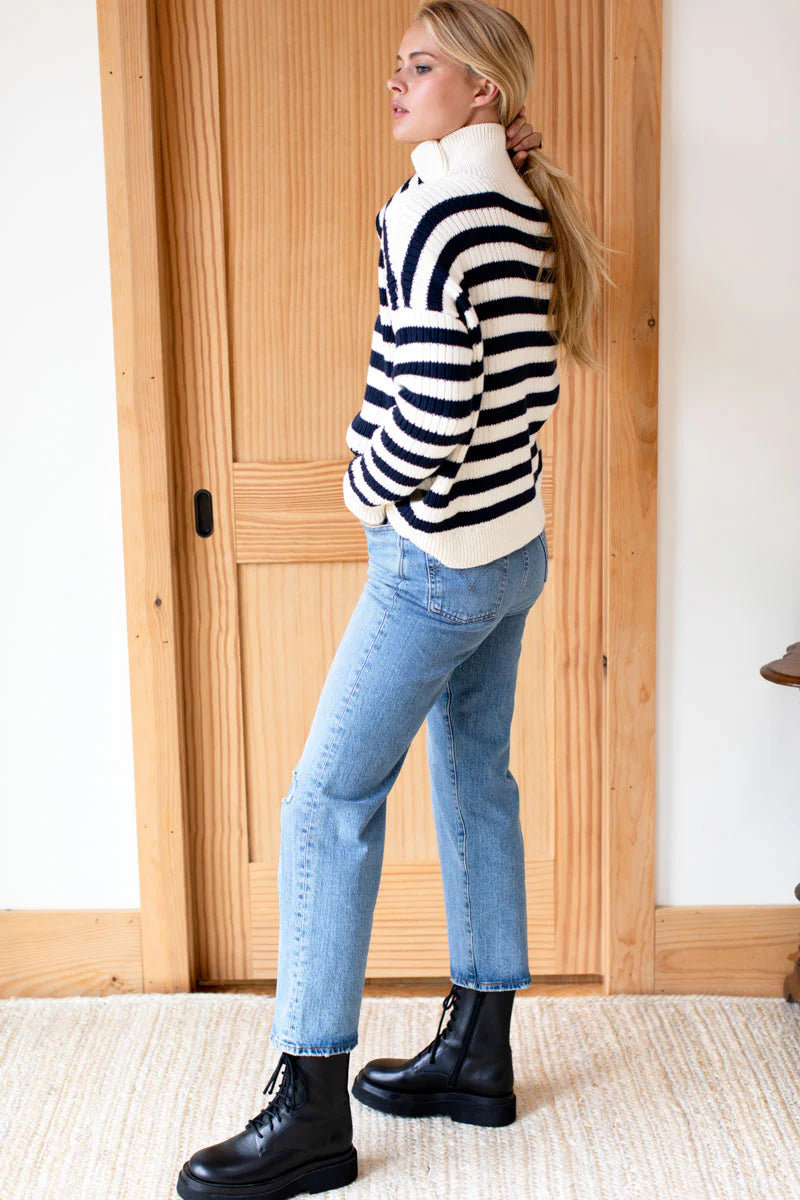 Emerson Fry Boxy Funnel Neck Sweater