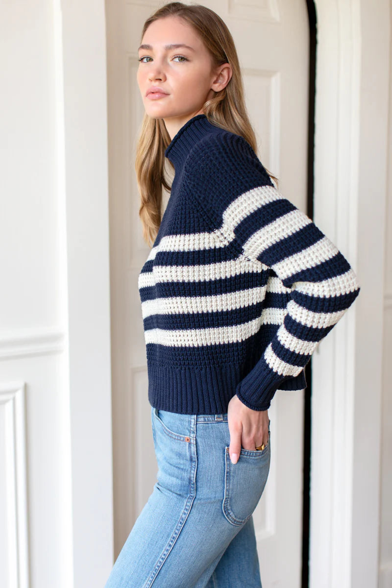 Emerson Fry Boxy Funnel Neck Sweater
