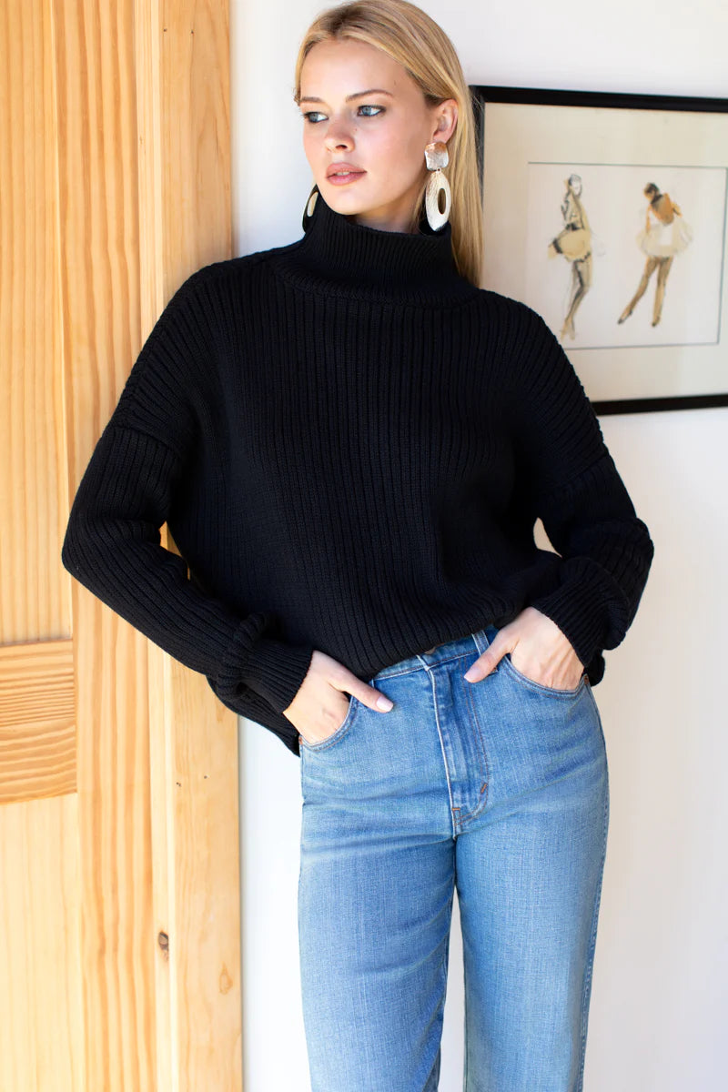Emerson Fry Carolyn Funnel Neck Sweater