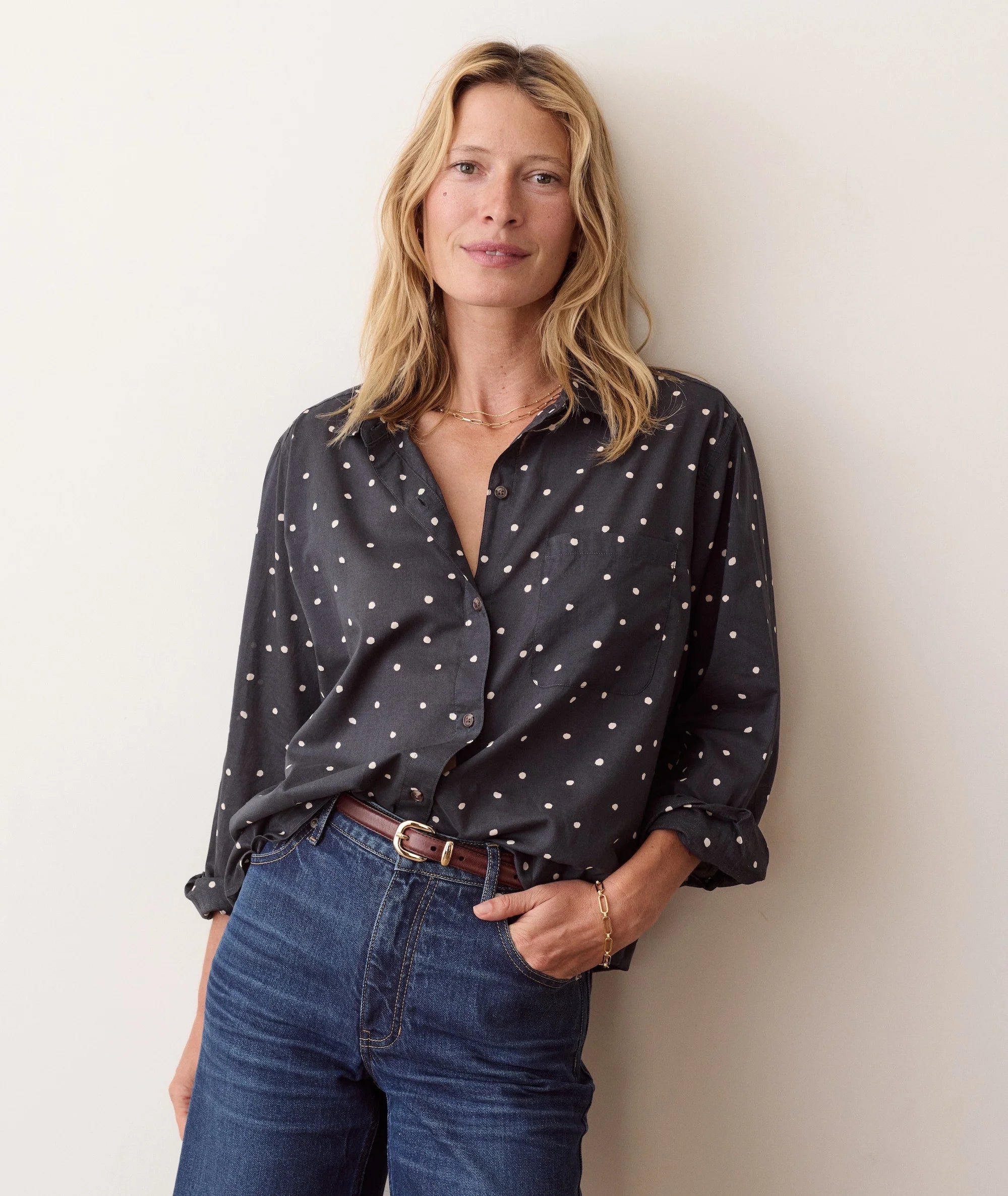 Marine Layer Jane Relaxed Voile Shirt