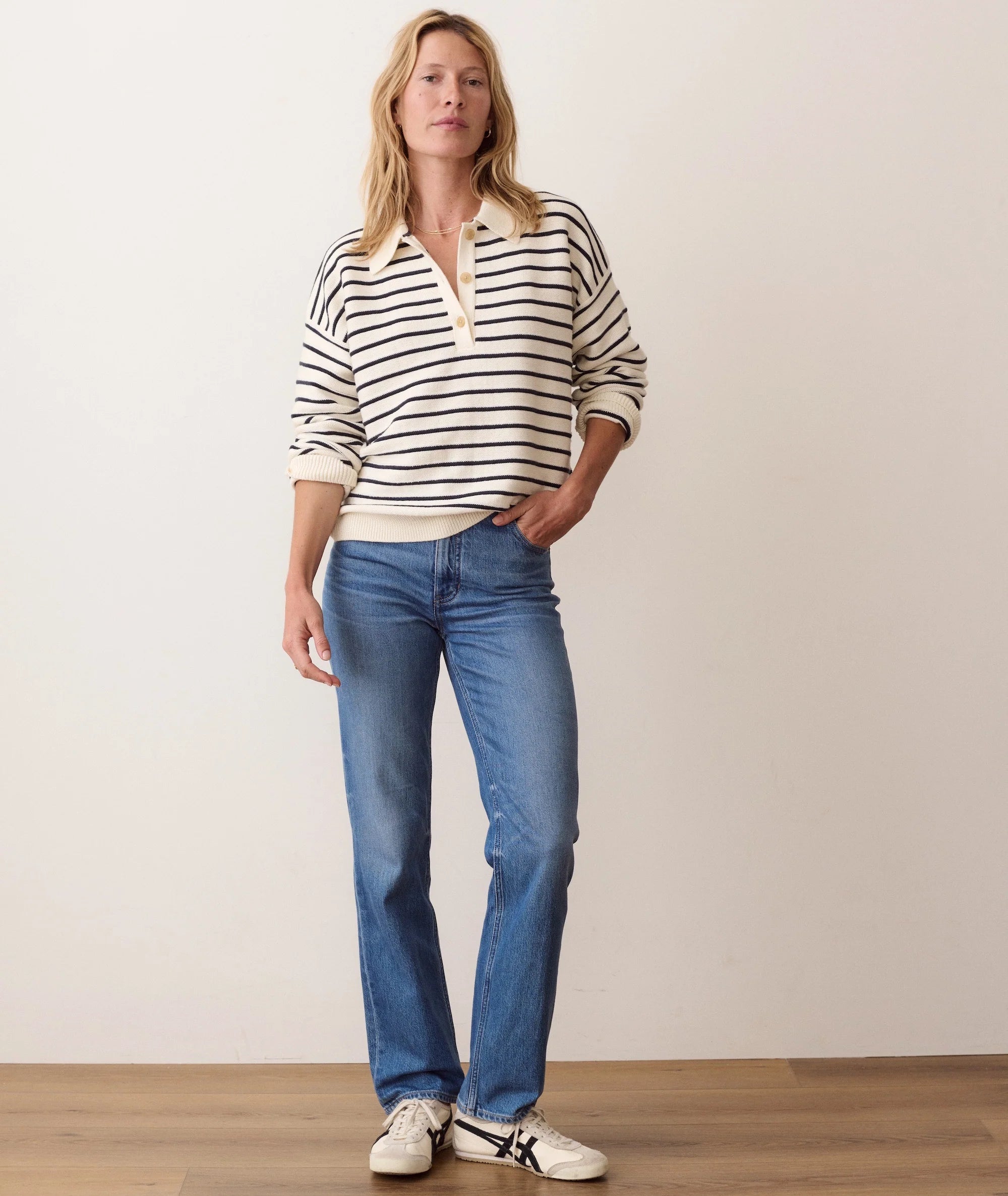 Marine Layer Valerie Polo Sweater