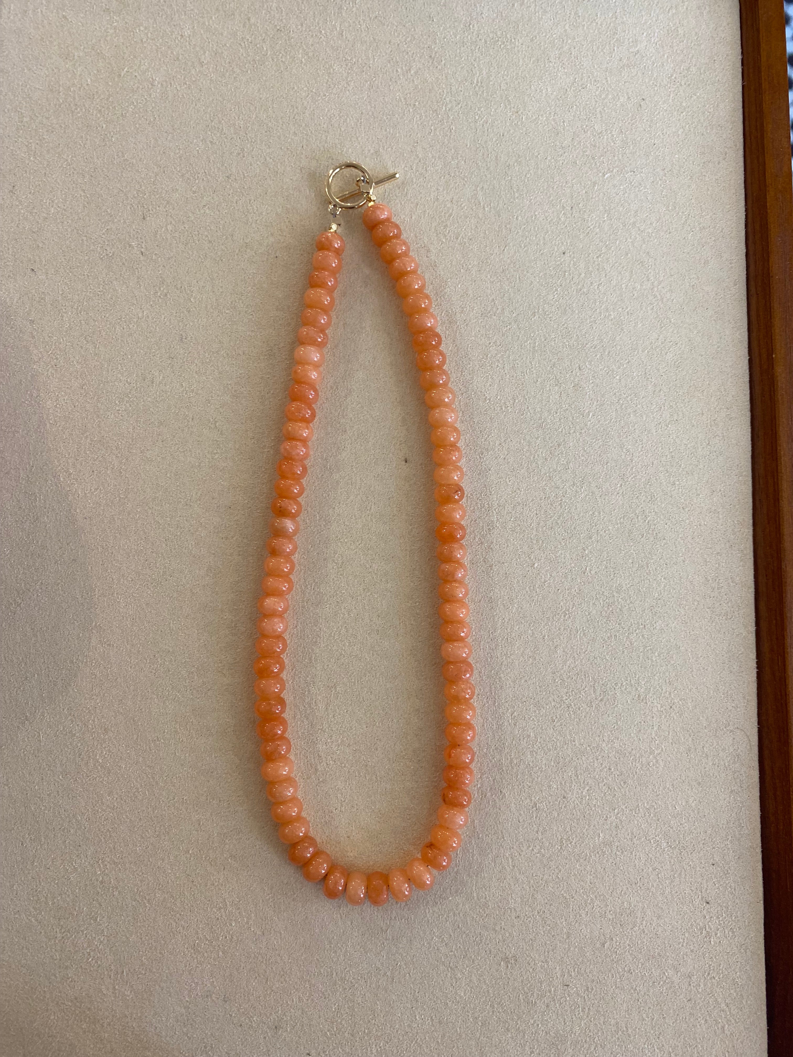 Sonya Renee Lilly Gemstone Bead Necklace