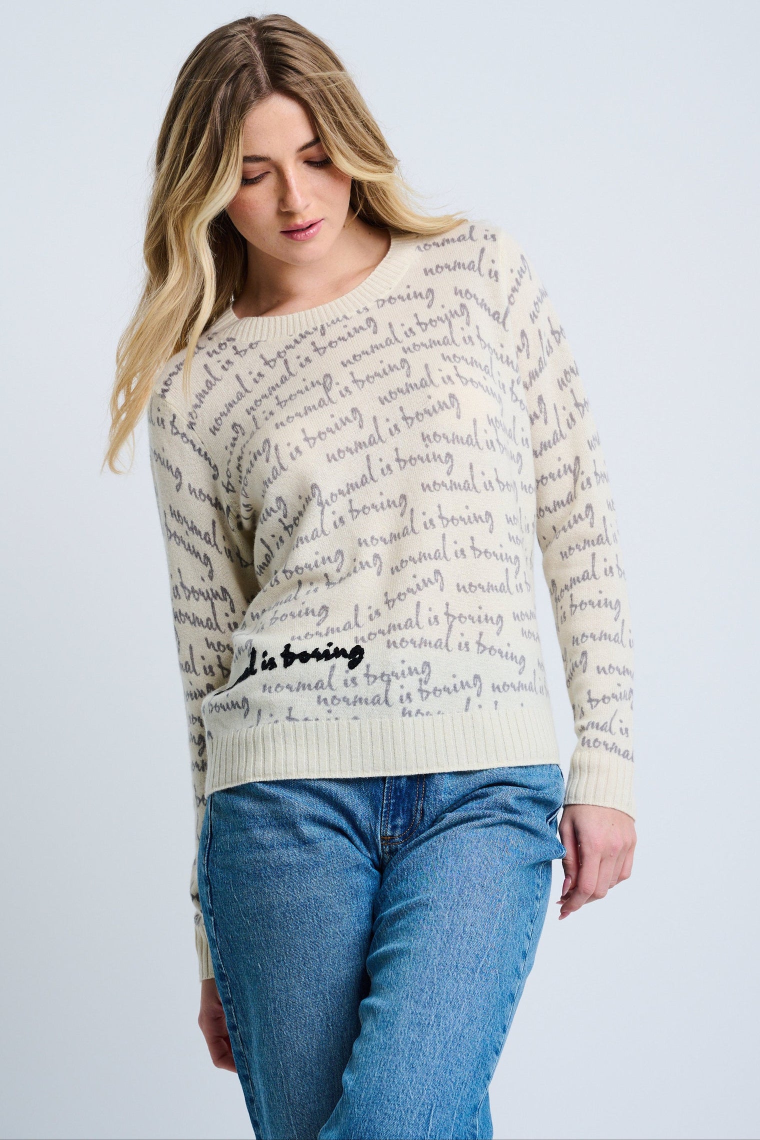 Lisa Todd Normal is Boring Sweater