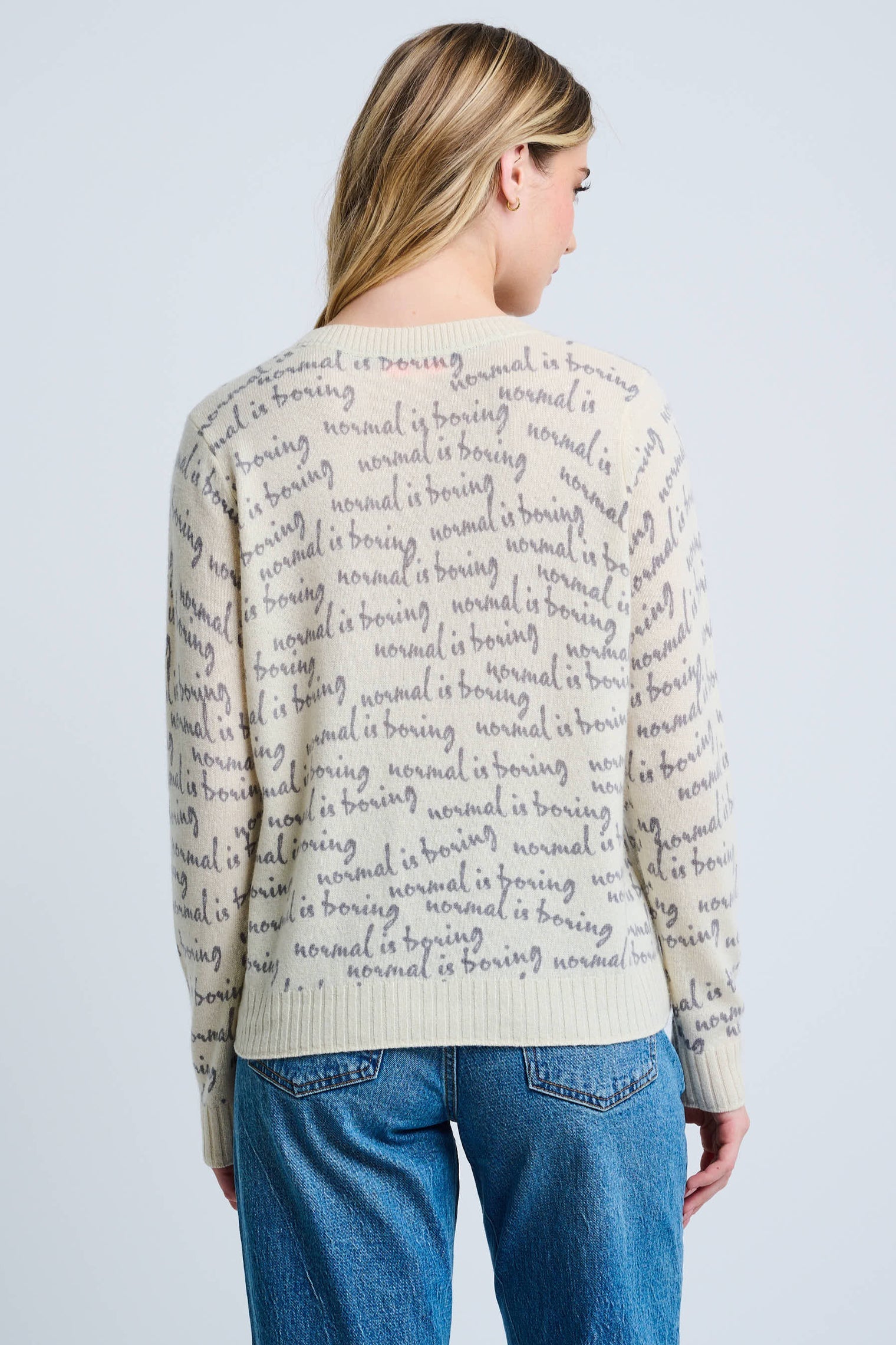 Lisa Todd Normal is Boring Sweater