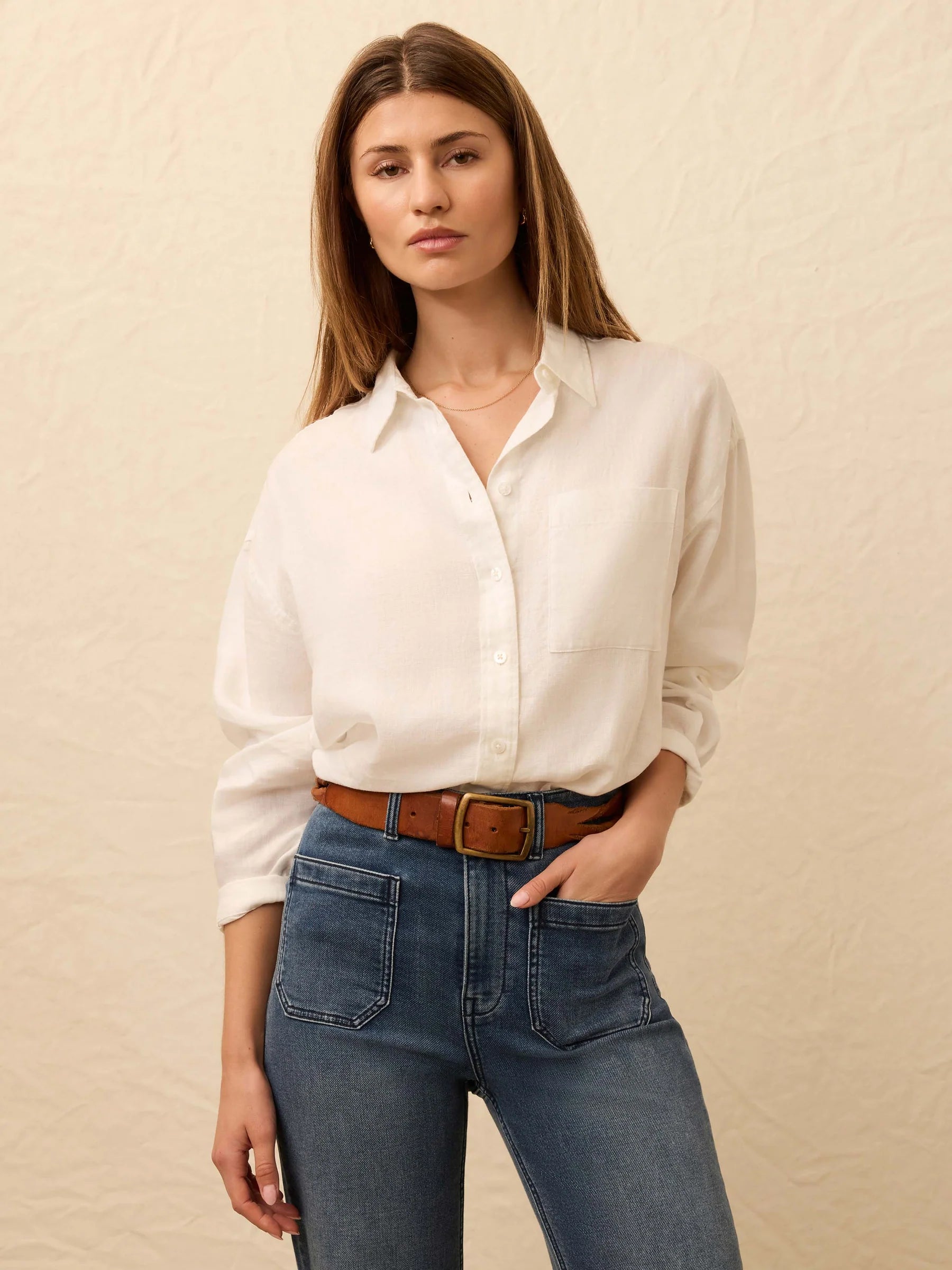 Faherty Laguna Linen Relaxed Shirt