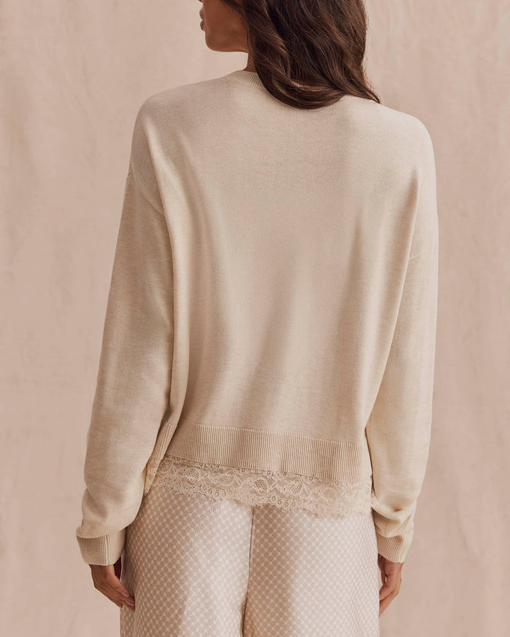 Splendid Georgie Lace Trim Pullover RF6S380
