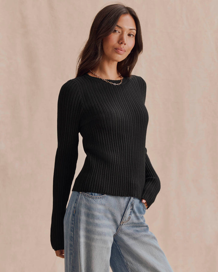 Splendid Georgie Pointelle Sweater RF6S640