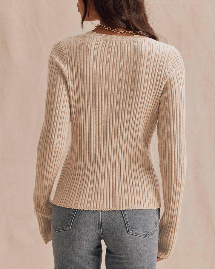 Splendid Georgie Pointelle Sweater RF6S640