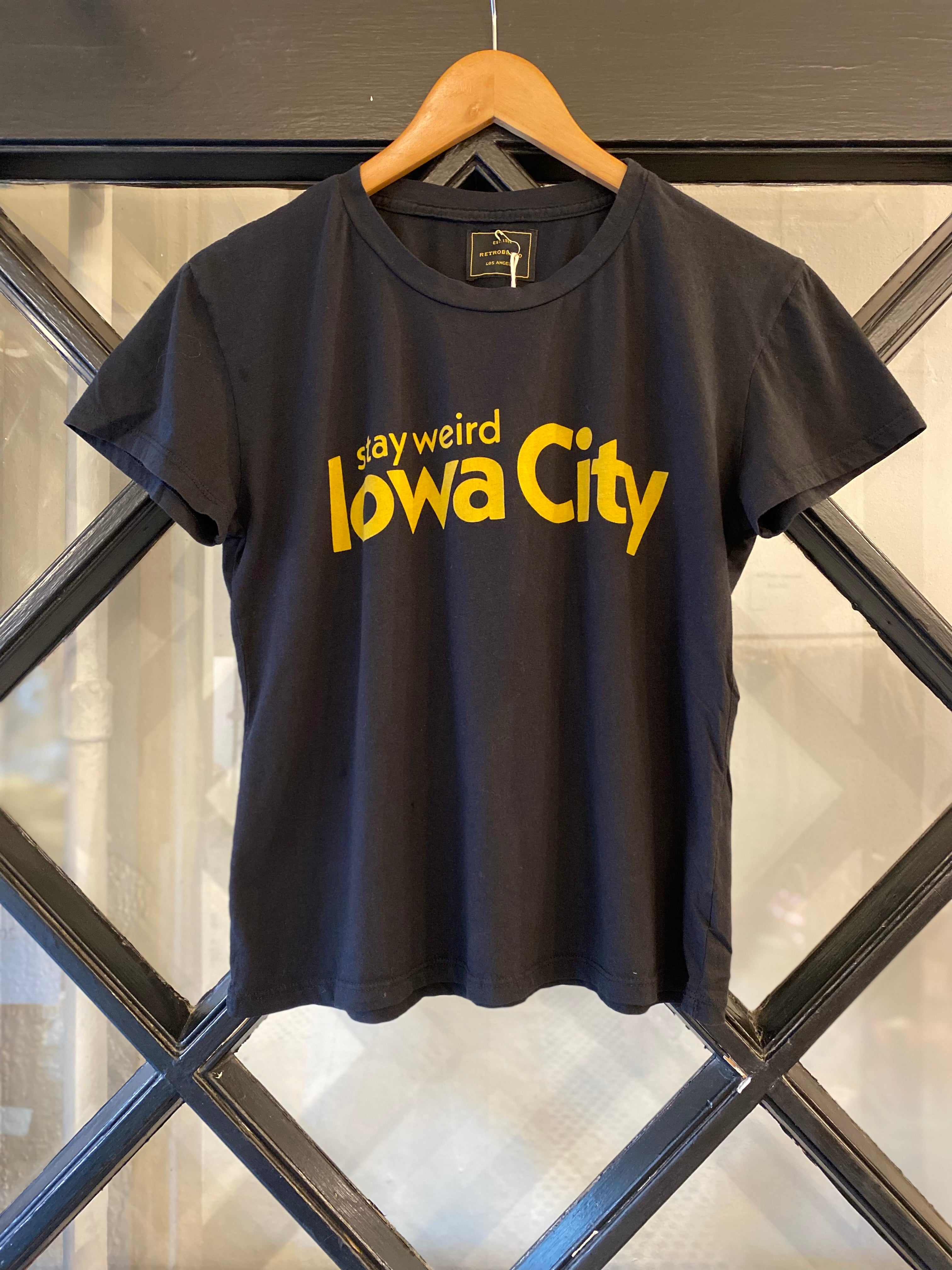 Retro Brand Stay Weird Iowa City Tee