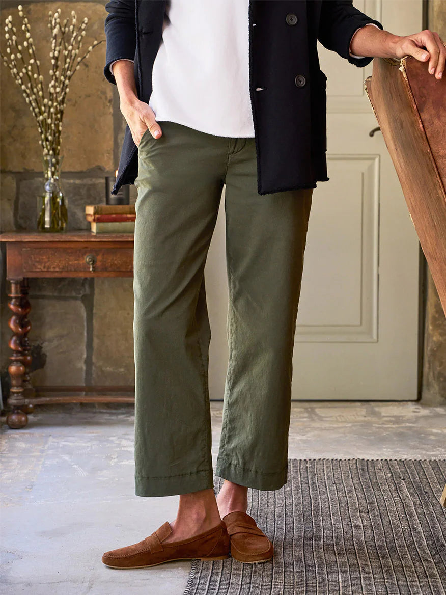Frank and Eileen Westport Italian Wide Leg Chino