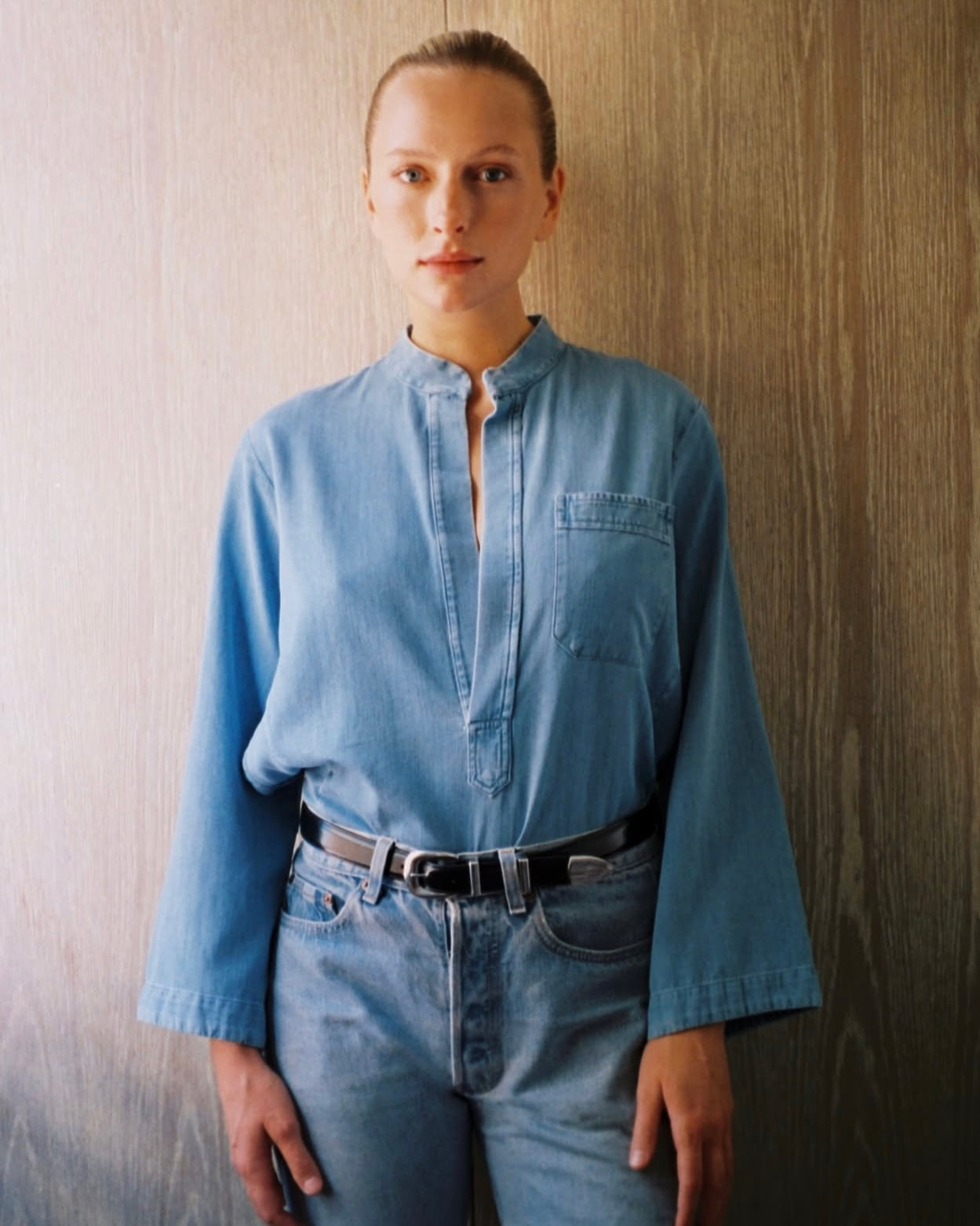 Cissa The Parachute Shirt Classic Denim