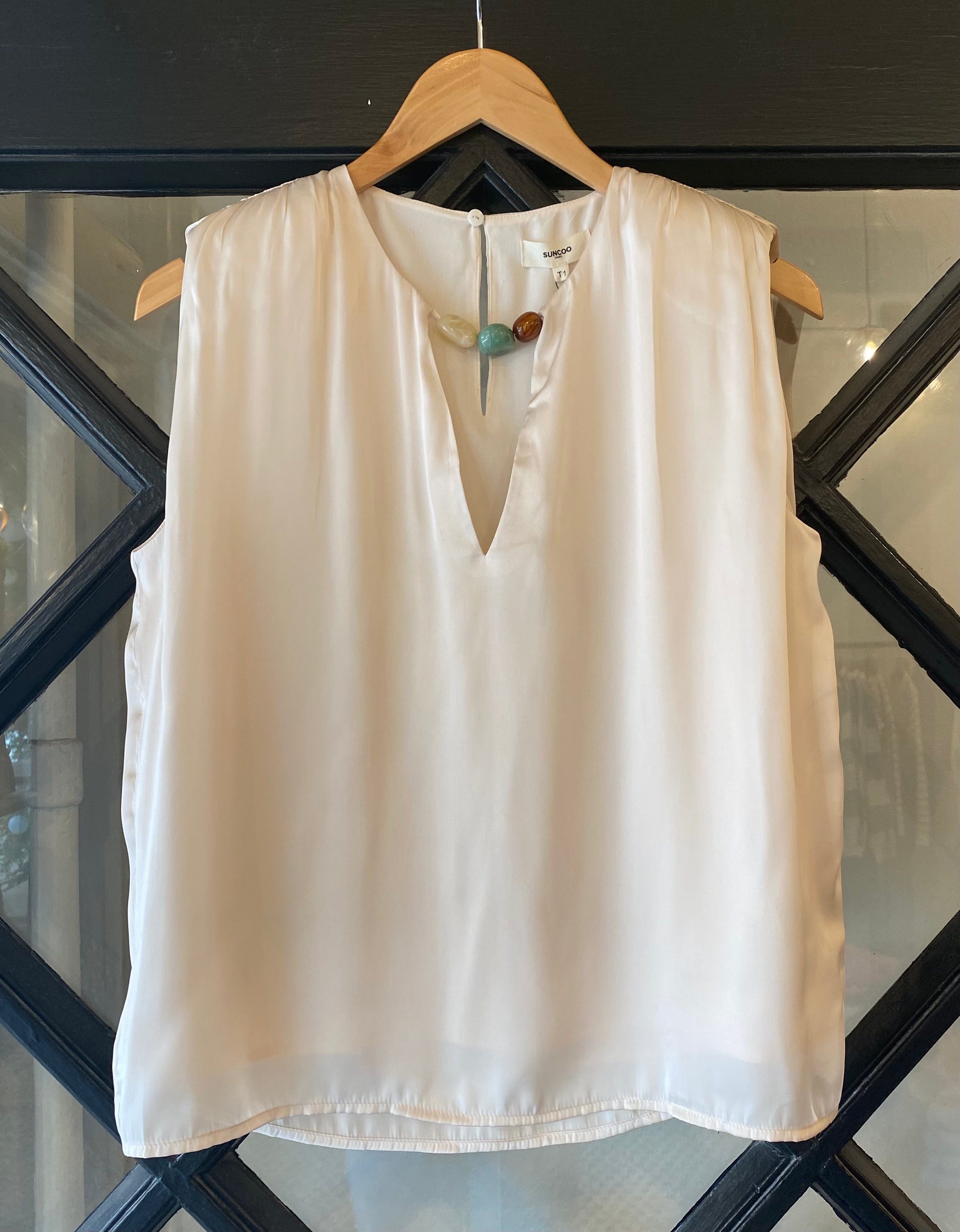 SUNCOO Laeticia Sleeveless Blouse
