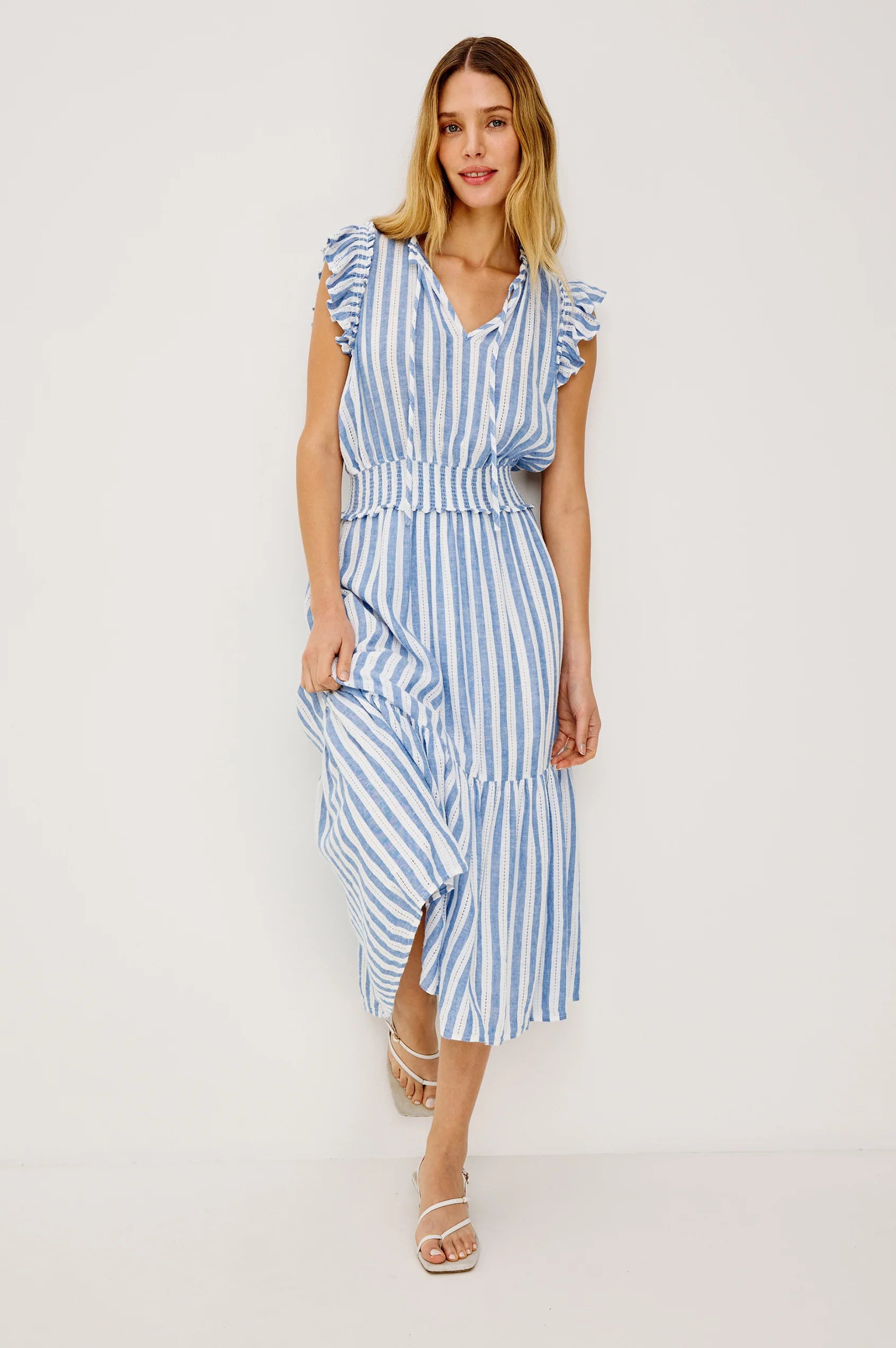 Rails Garden Dress Atlantis Stripe