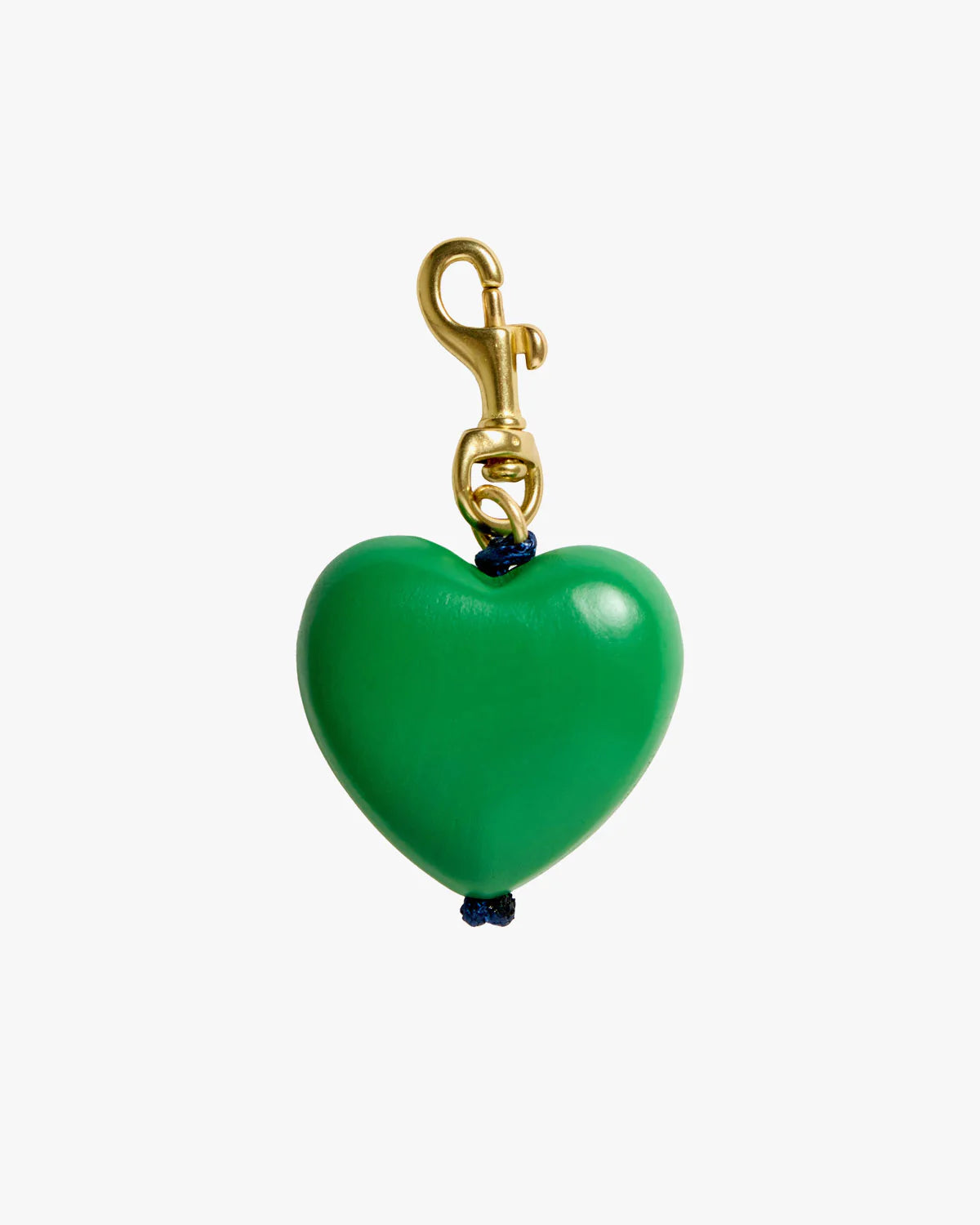 Clare V. Grande Heart Fob CVS1000525-EMRLD-OS