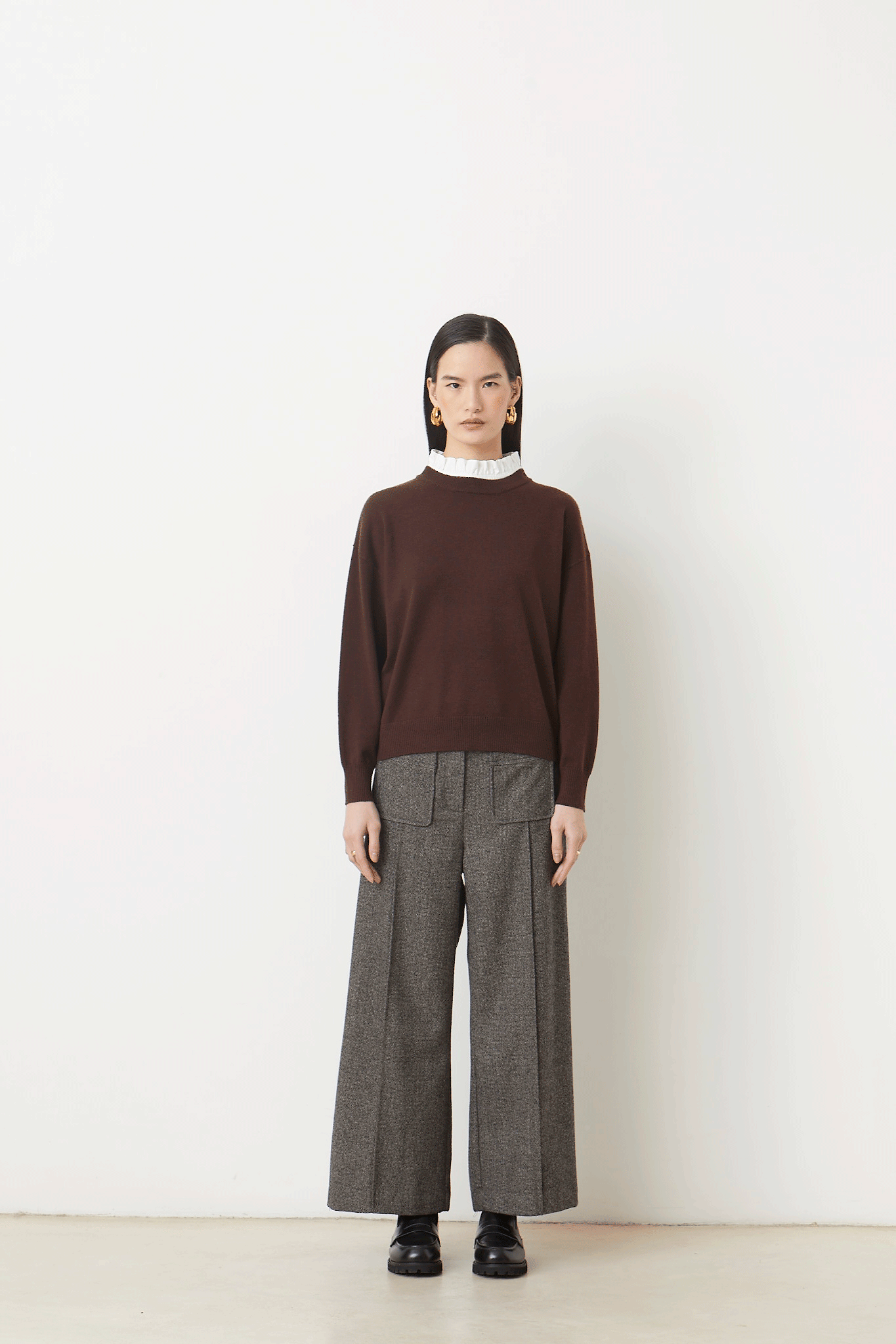 SUNCOO Jazzy Wool Blend Pant