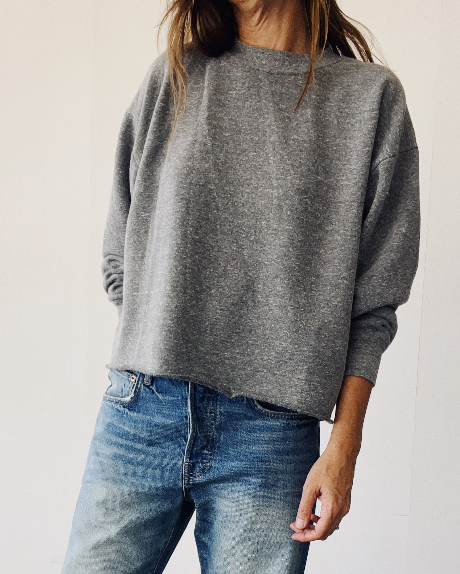 HEY GANG The Boxy Crop Sweatshirt