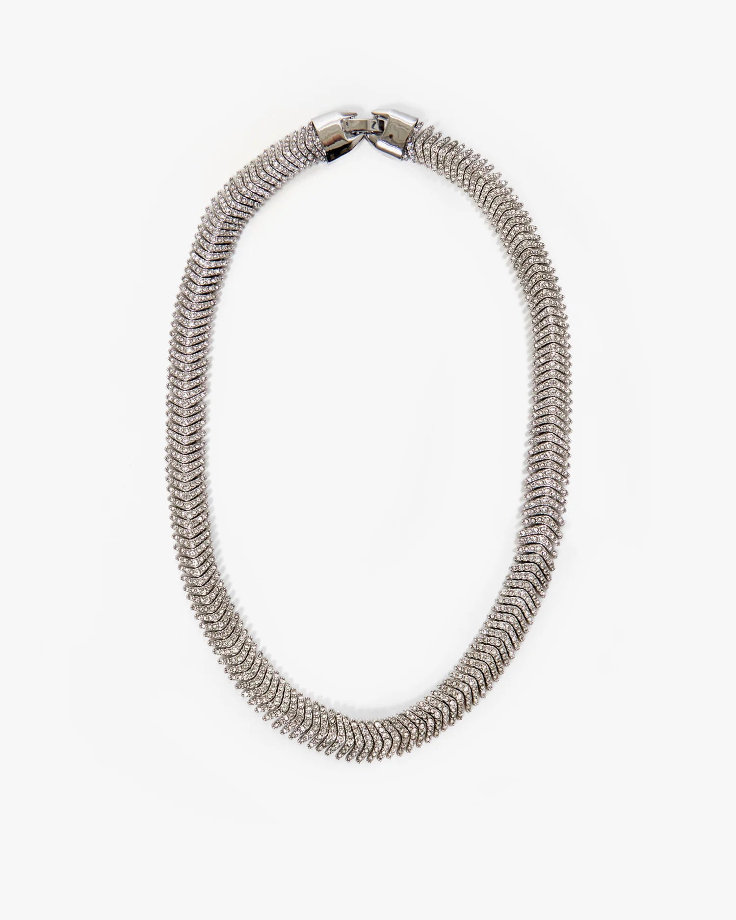 Clare V Herringbone Collar Necklace CVJ1000144