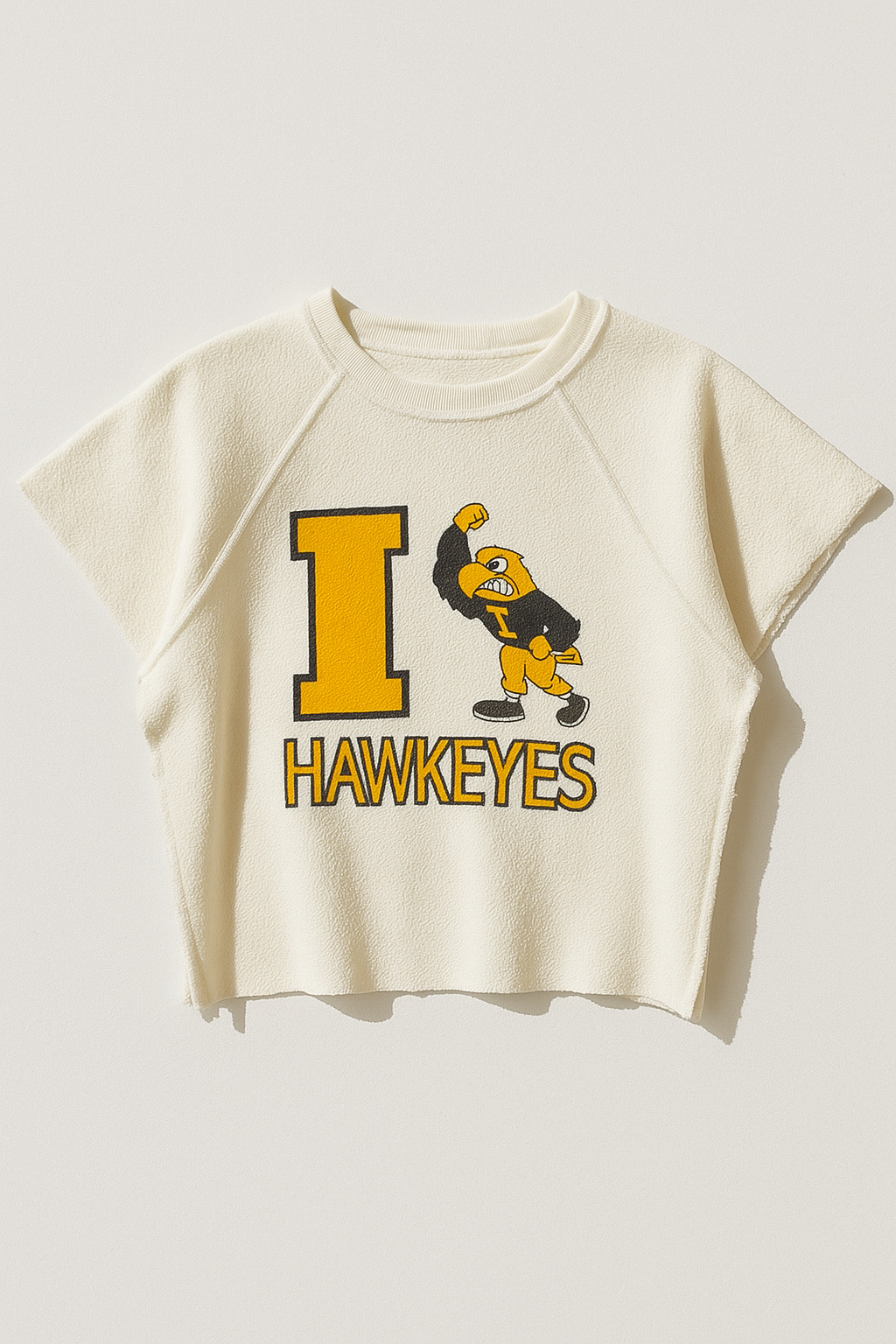 Retro Brand Inside Out Herky "I" Sliced Sweatshirt - Iowa