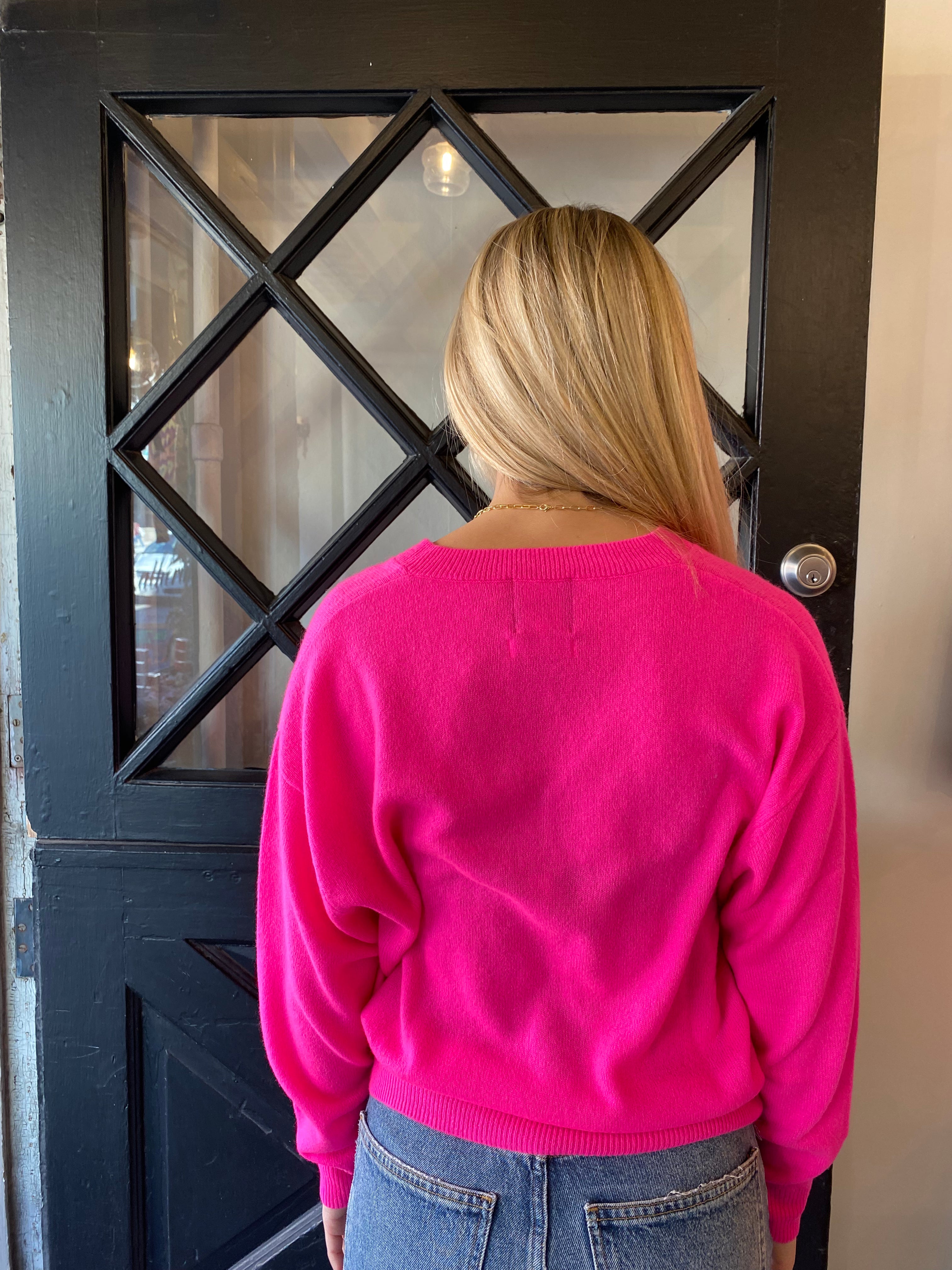 Catherine's Private Label Malibu V-Neck Cashmere Sweater