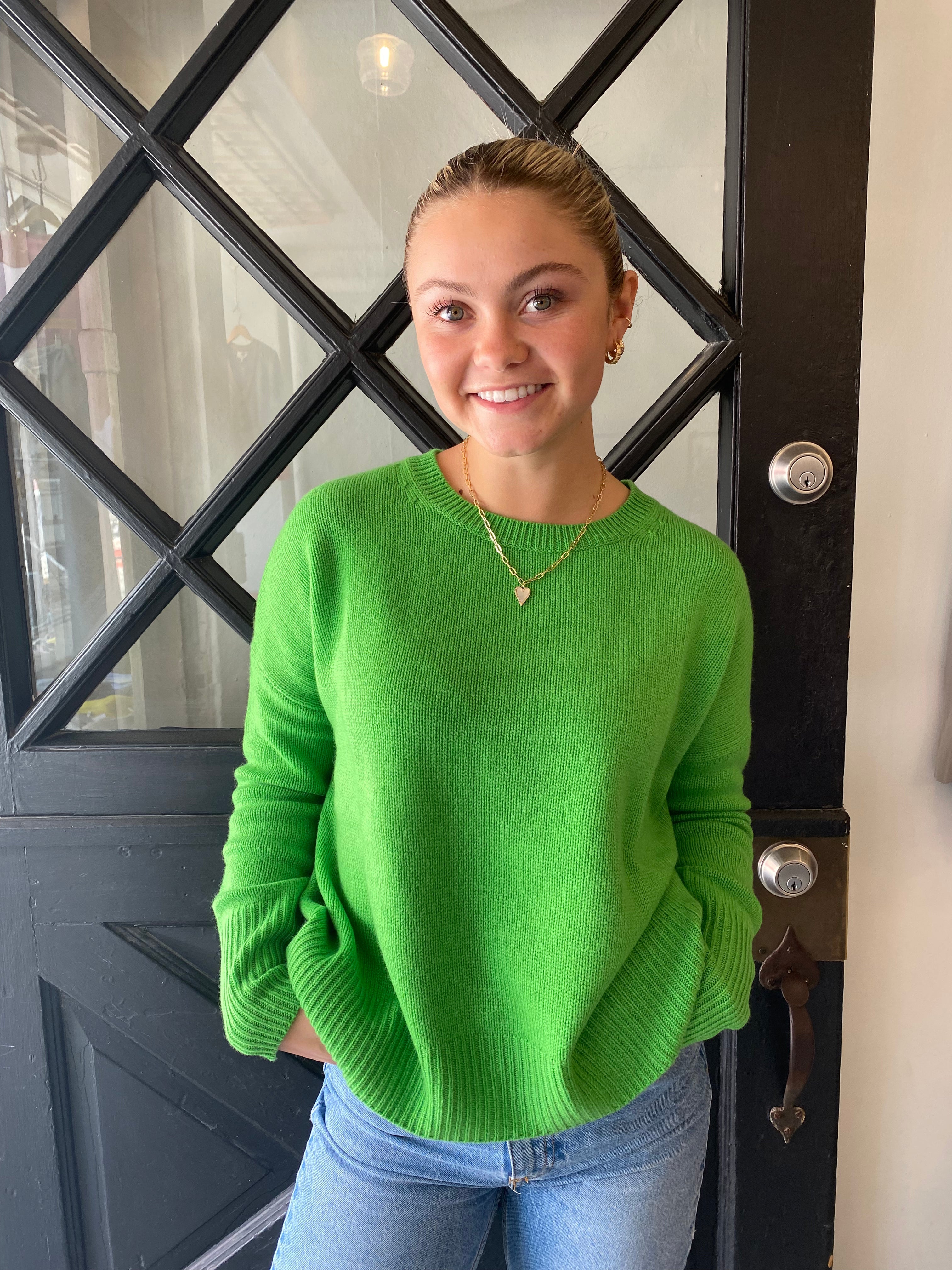 Lisa Yang Mila Evergreen Cashmere Sweater