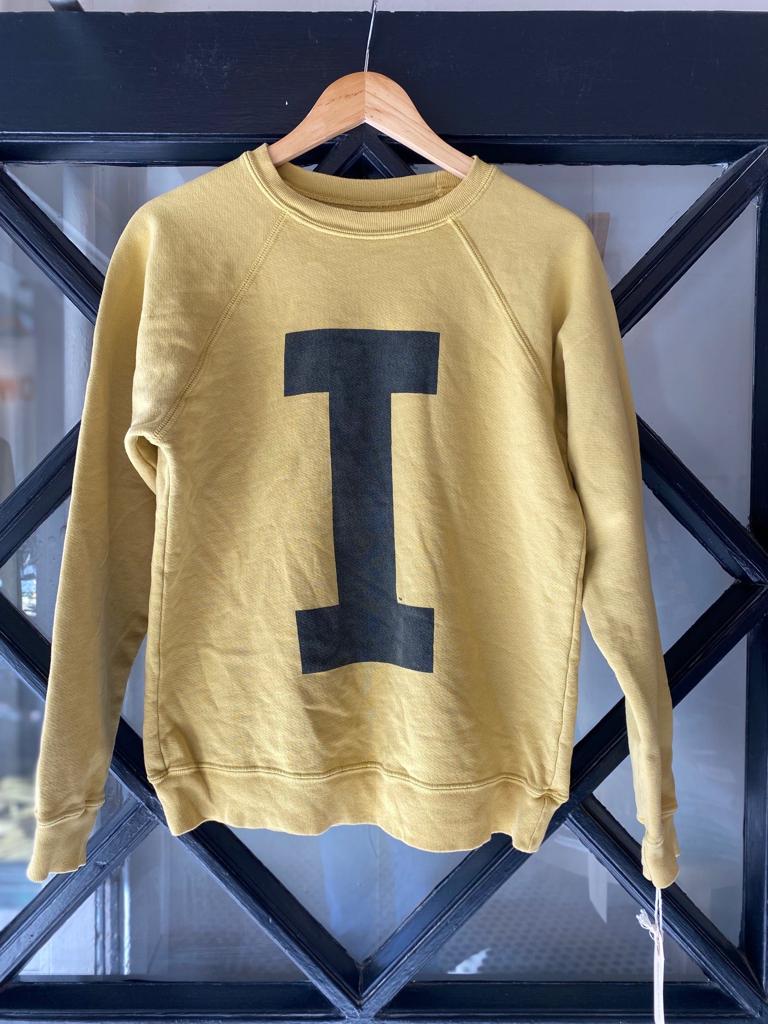 Retro Brand Varsity BIG I Full Length Washed Sweatshirt