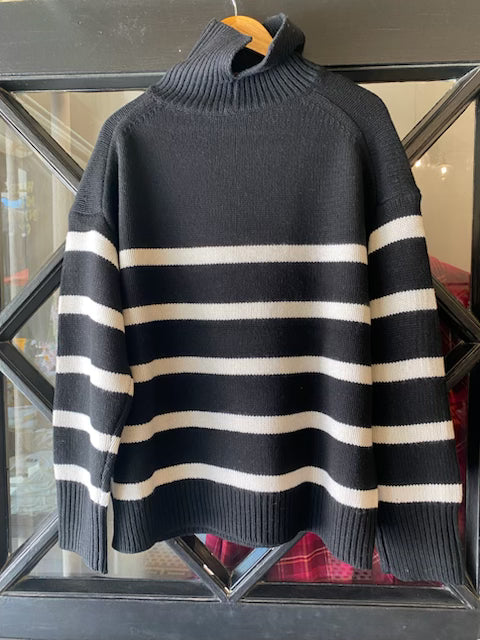 Alex Mill Nottinghill Striped Turtleneck