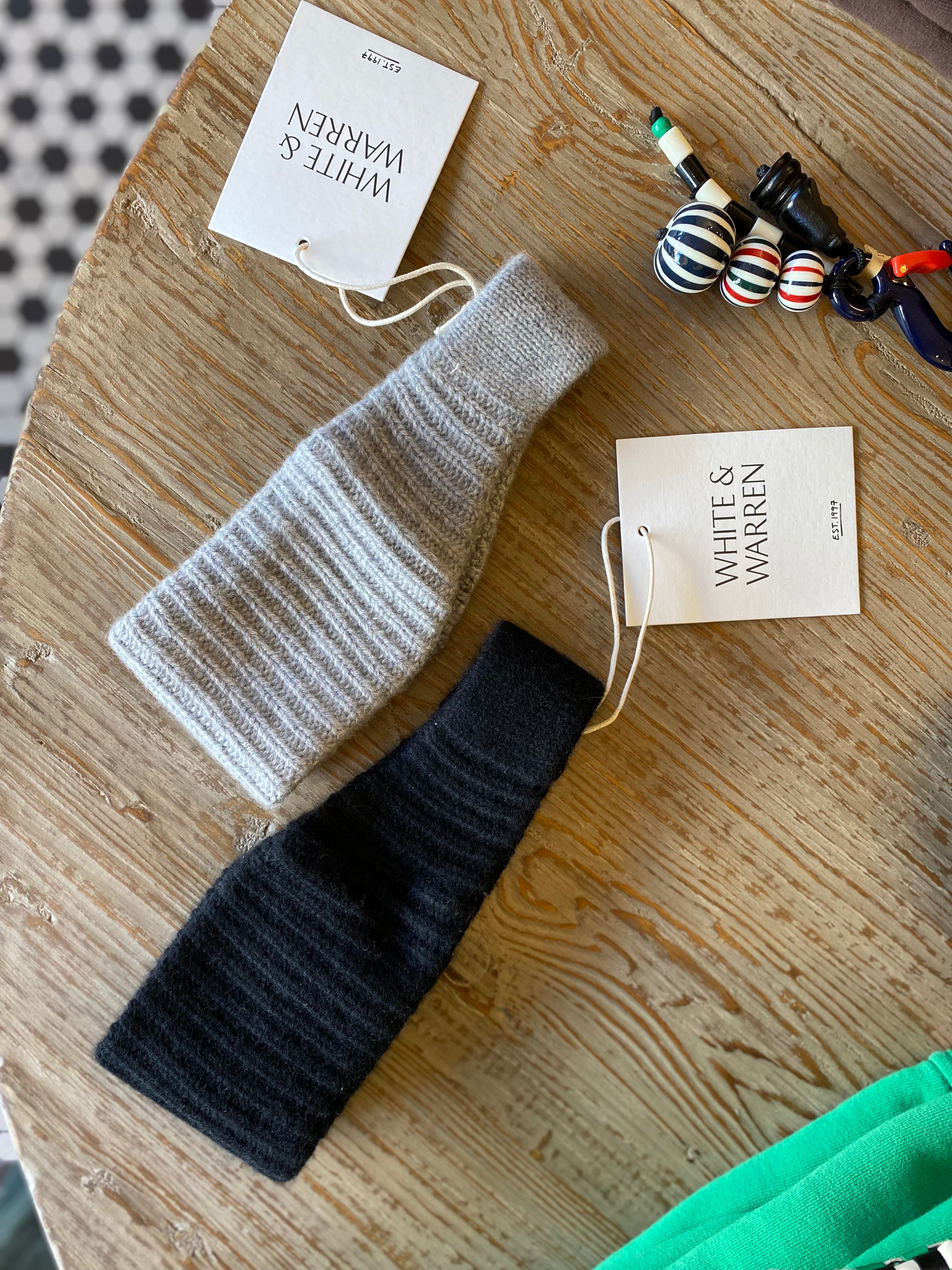 White + Warren Cashmere Ribbed Headband 21547