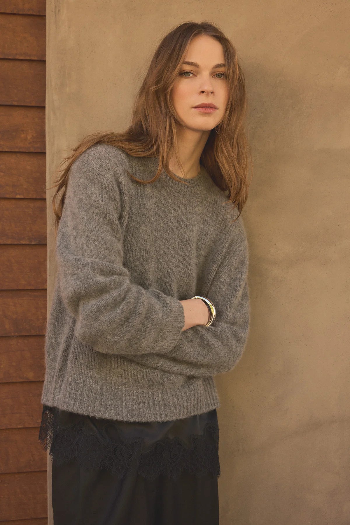 Velvet by Graham & Spencer June Wool/Cashmere Blend Sweater