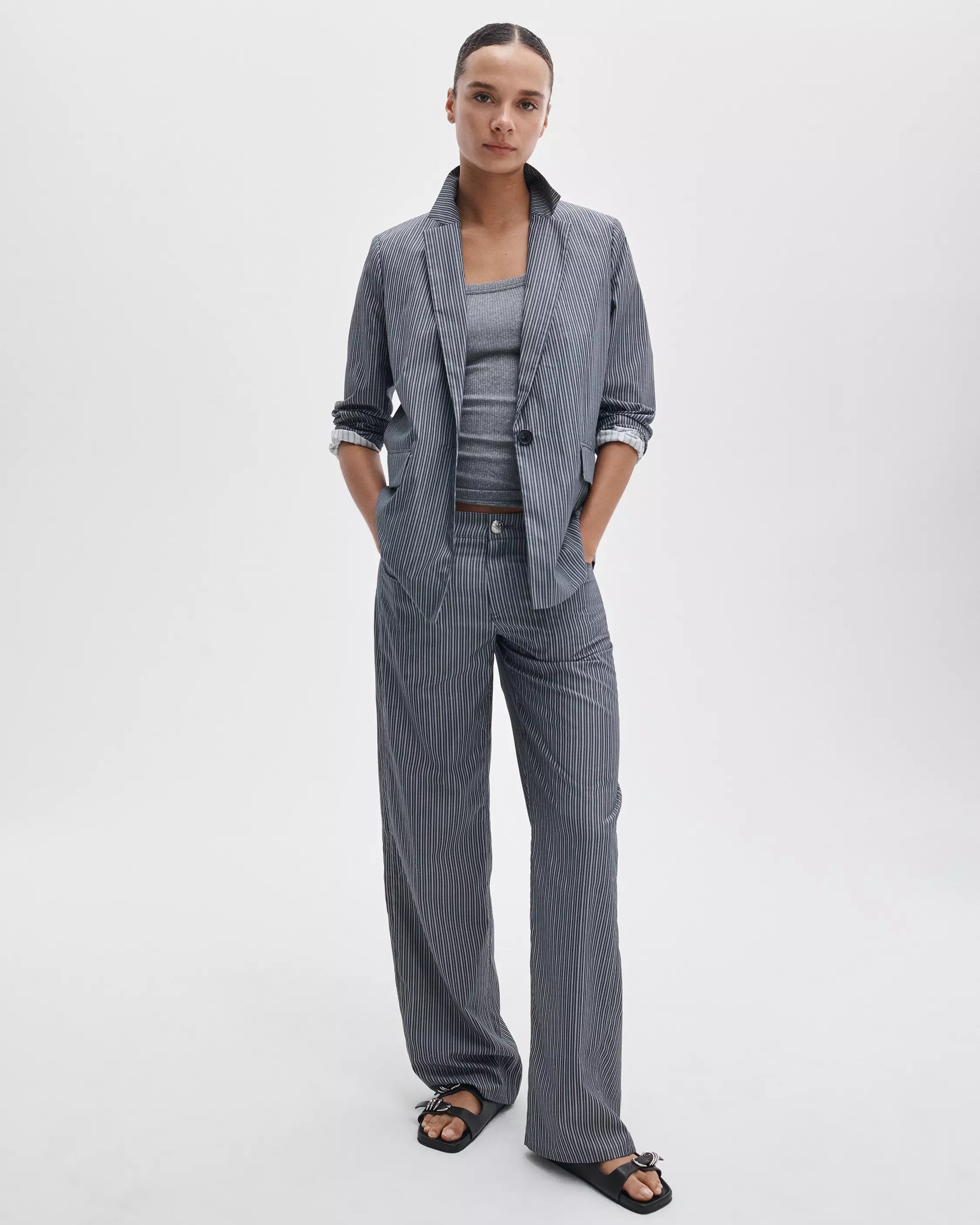 Rag and Bone Jennie Poplin Blazer