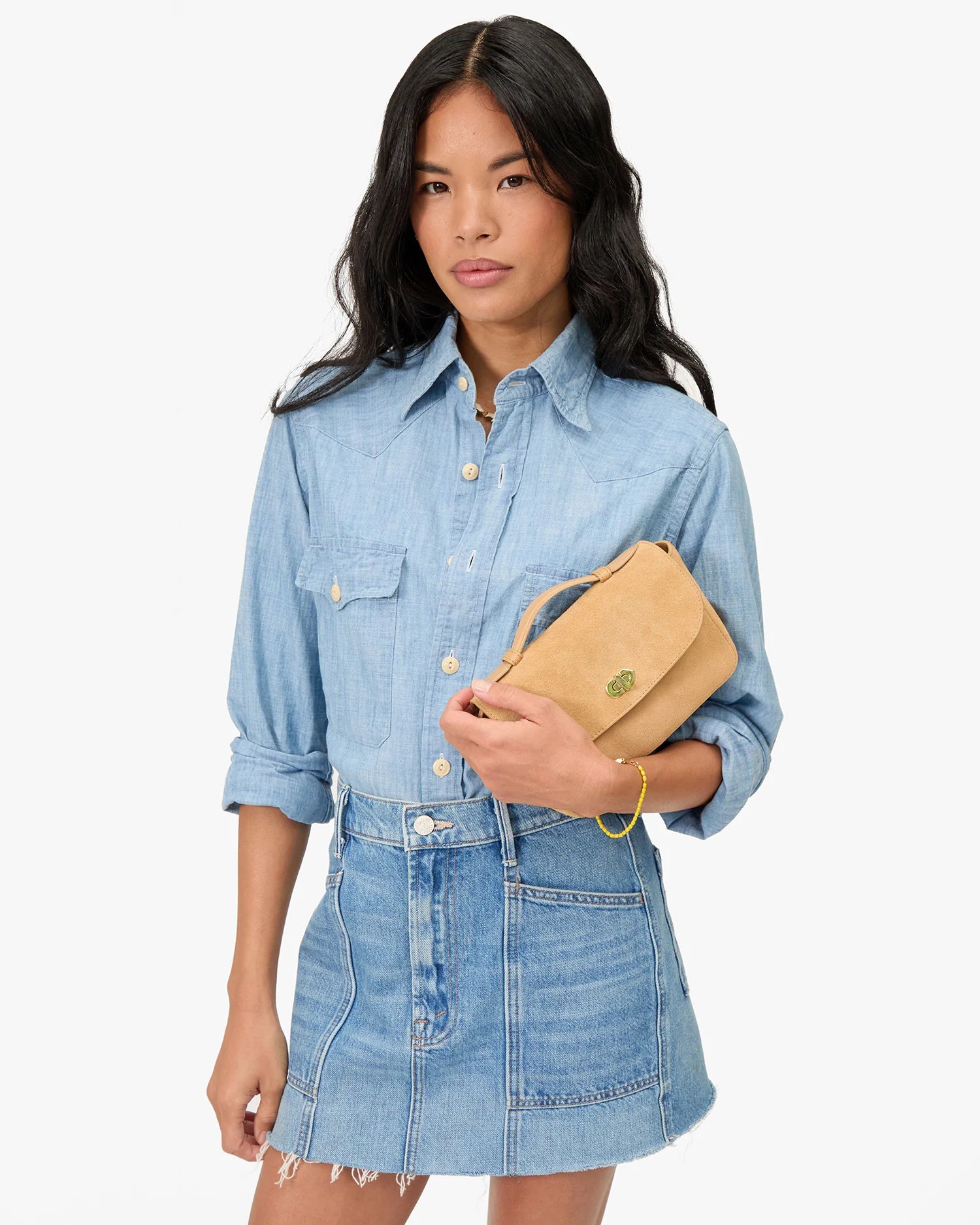 Clare V. Kathryn Suede Dune CVH1000679