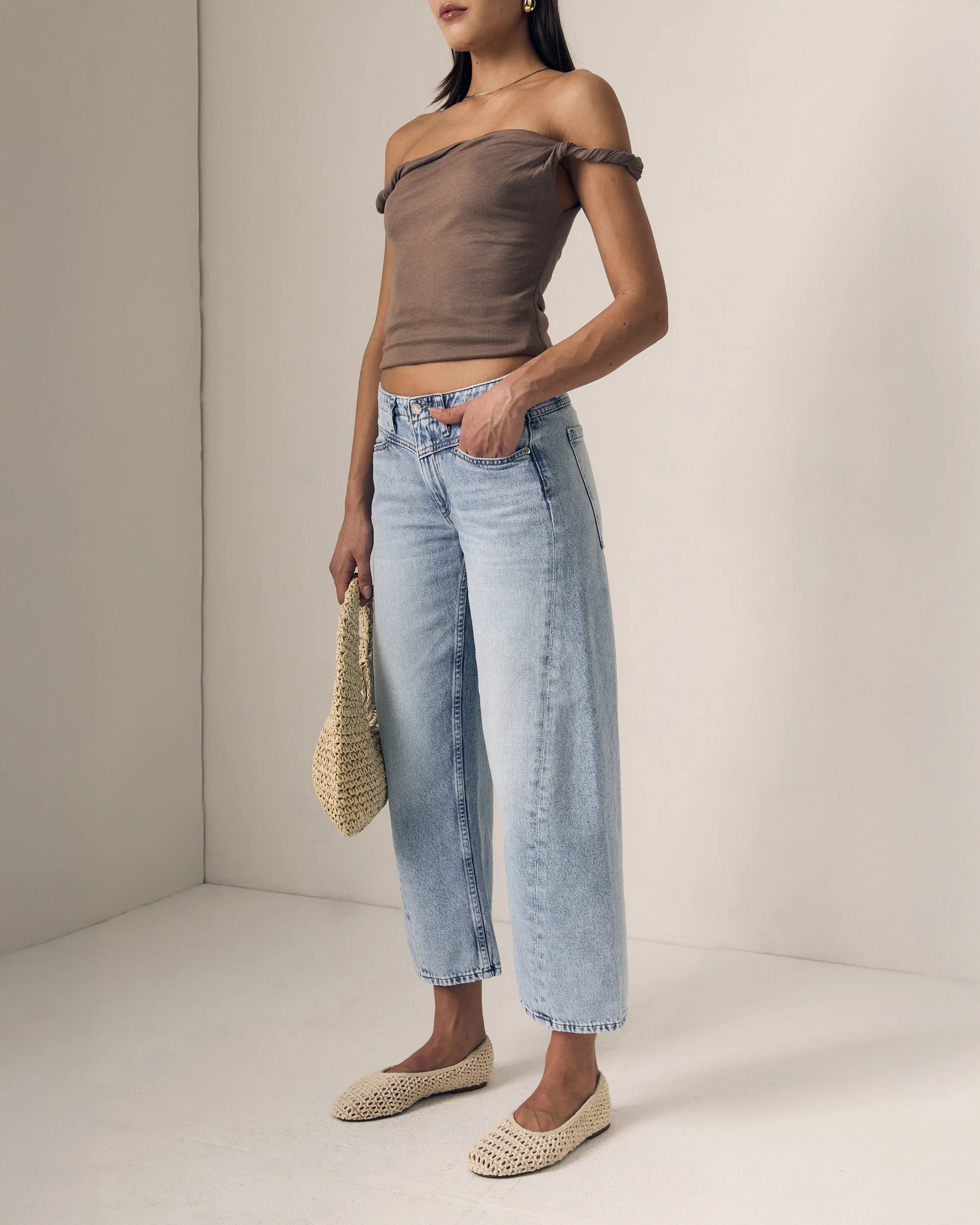 Le Jean Selena Crop Cuffed