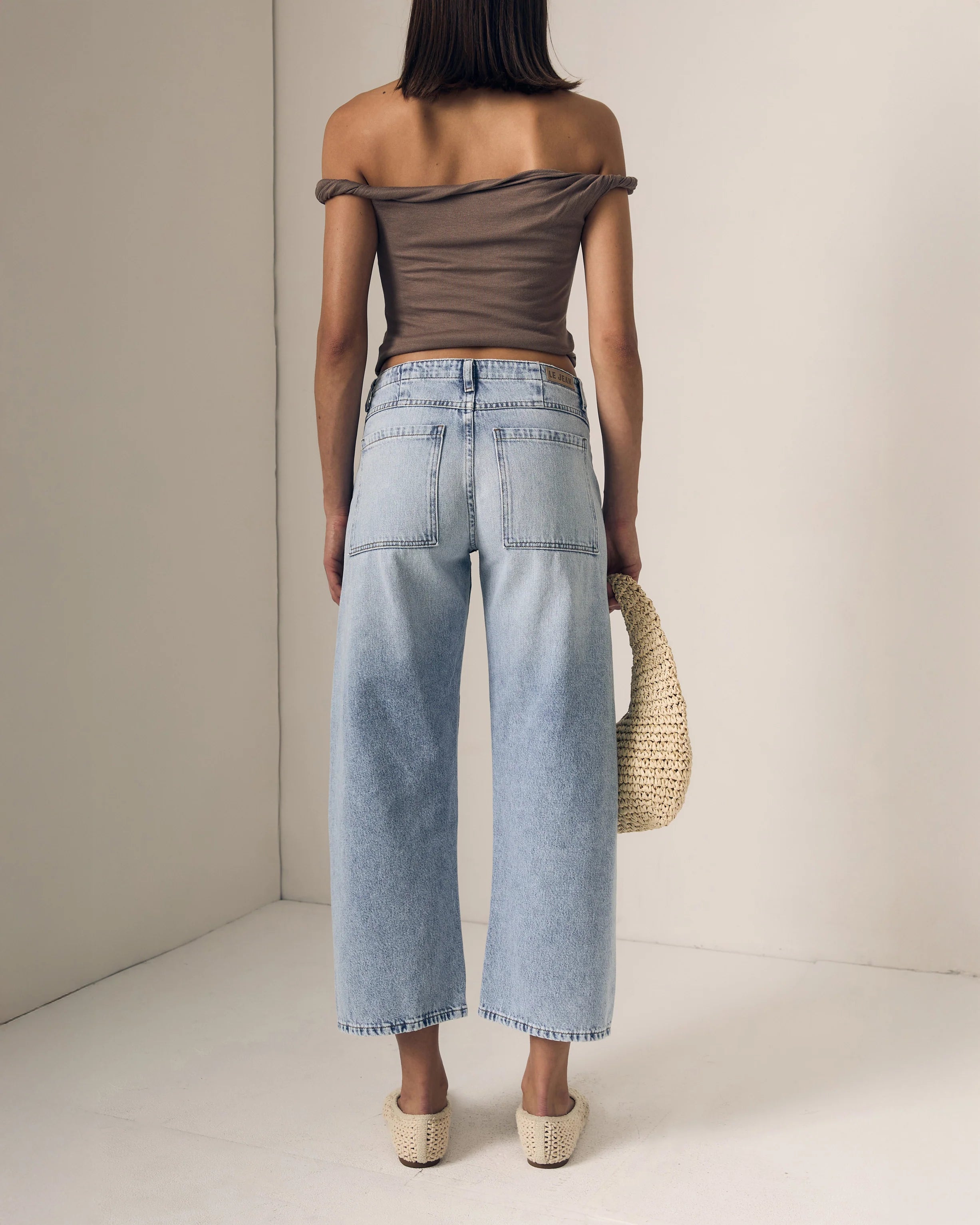 Le Jean Selena Crop Cuffed