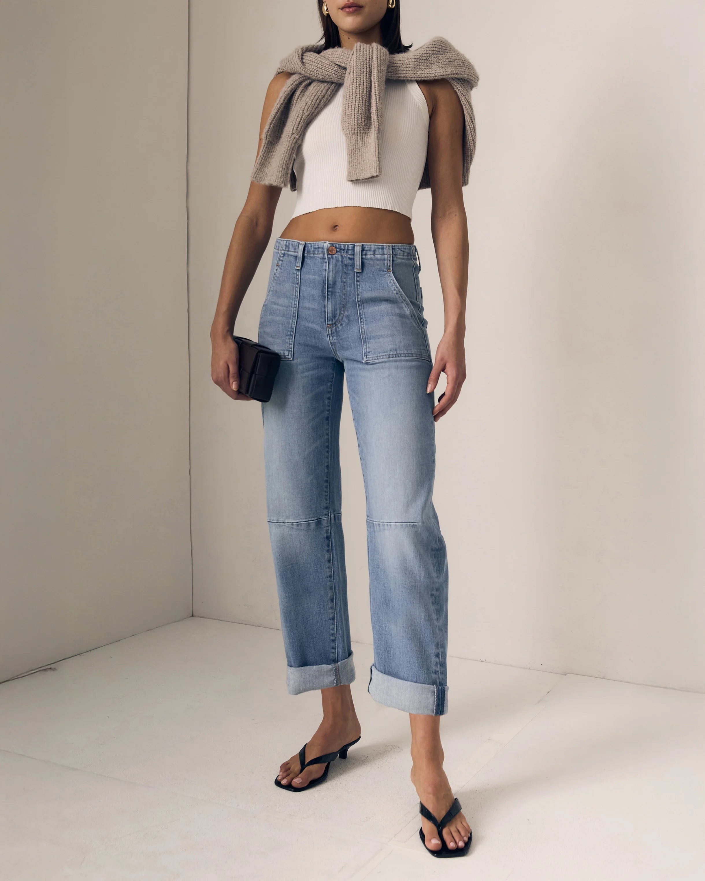 Le Jean Utility Soft Barrel Cuffed W438150