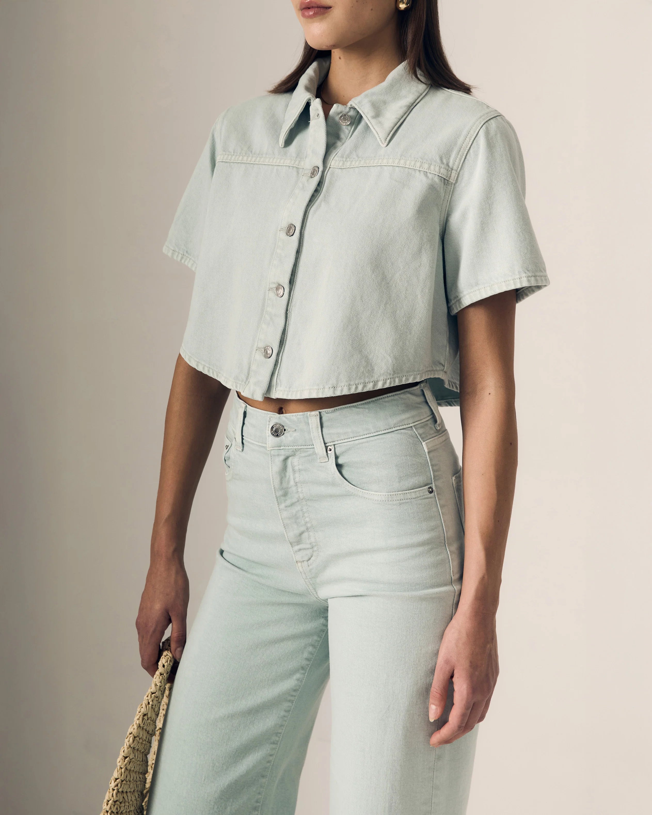Le Jean Short Sleeve Swing Shirt W434155