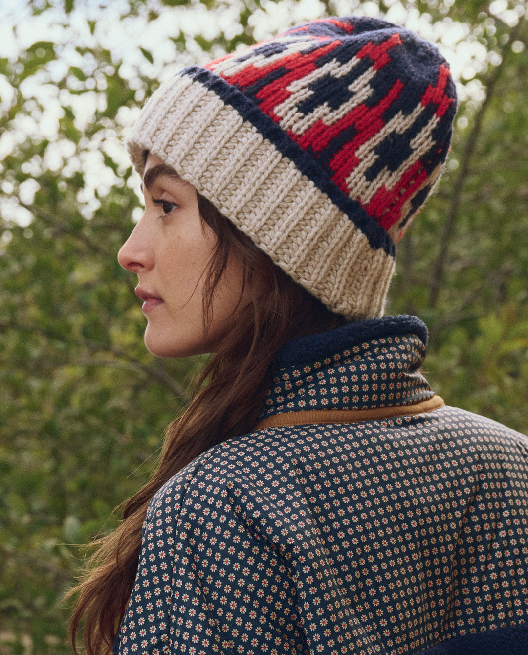 The Great The Nordic Beanie in Glacier Fair Isle