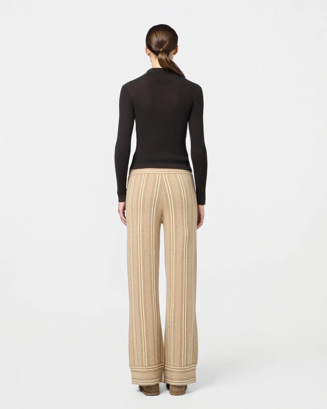 Guest in Residence Long Sleeve Shrunken Polo W25611JL