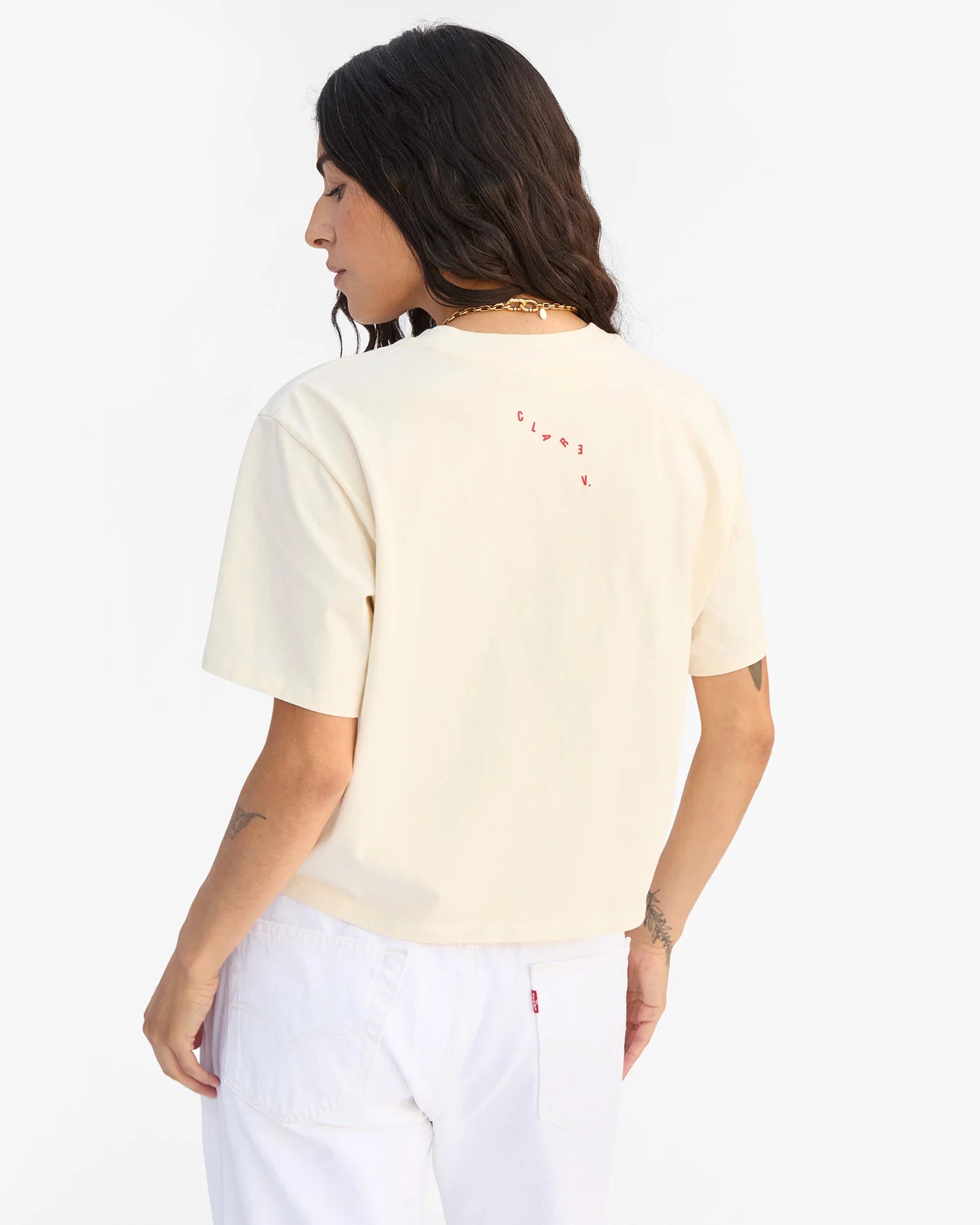 Clare V. Le Carre Tee CVA 1000669