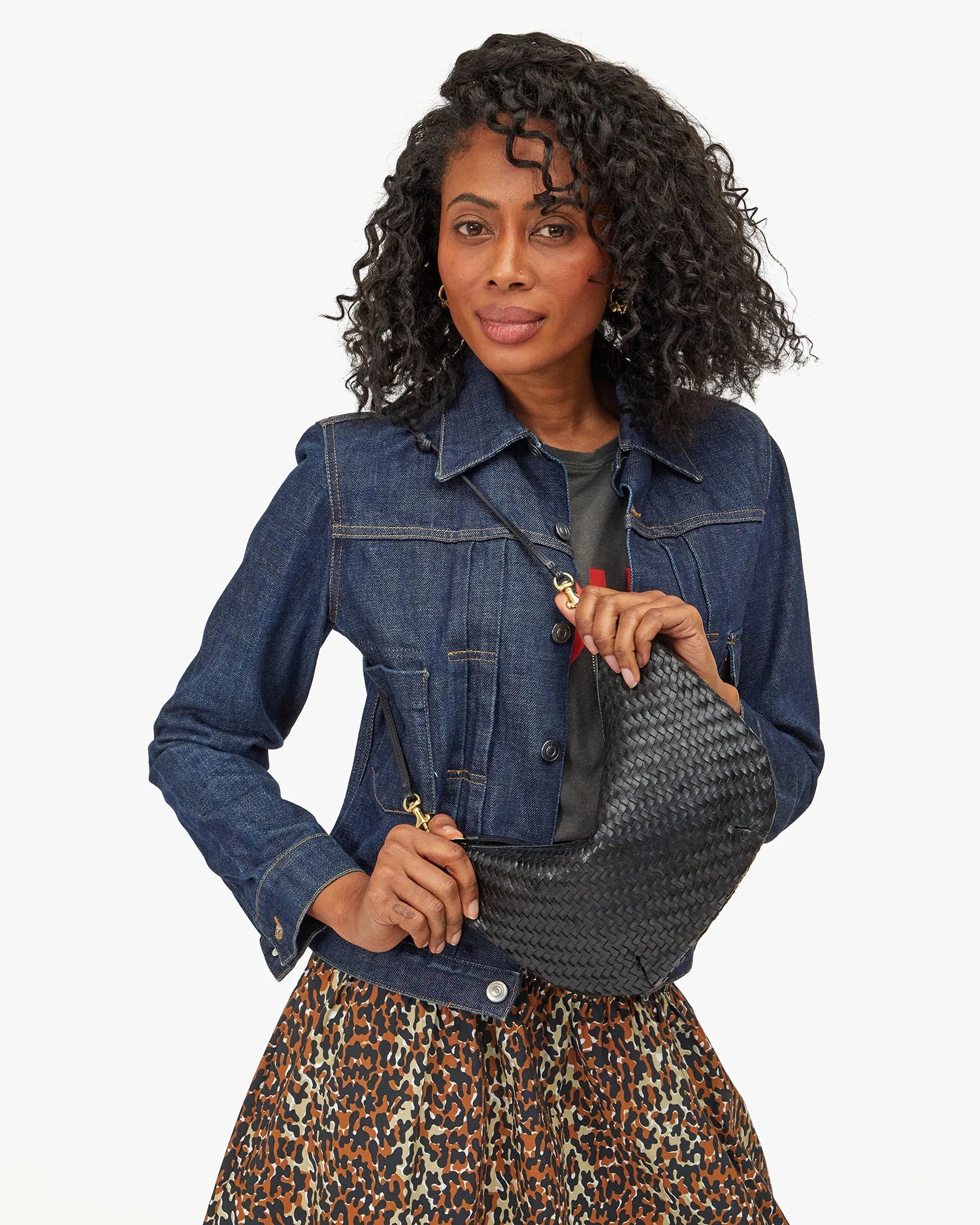 Clare V. Lune Woven Zig-Zag HB-SH-NT-100018