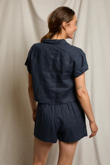 Perfect White Tee Tabitha Linen Polo