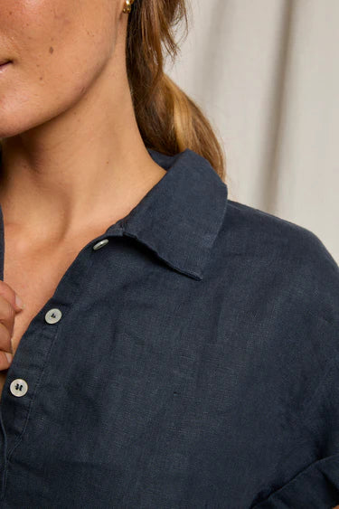 Perfect White Tee Tabitha Linen Polo