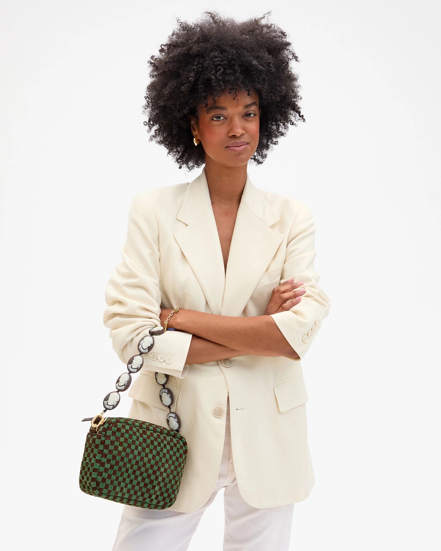 Clare V. Shortie Strap ST-SH-NV-100026