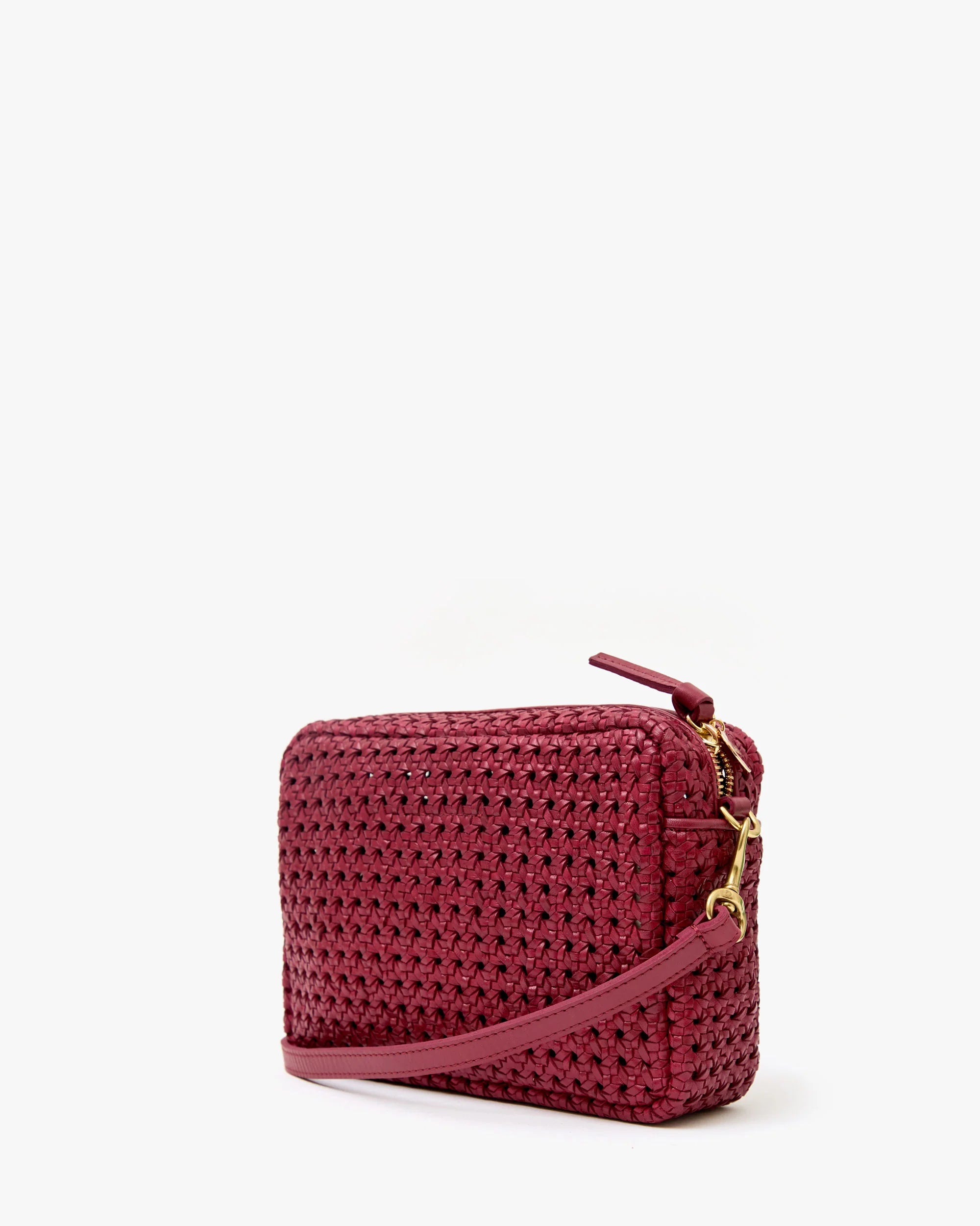 Clare V. Midi Sac in Rattan CVH1000340-PLUMY-OS