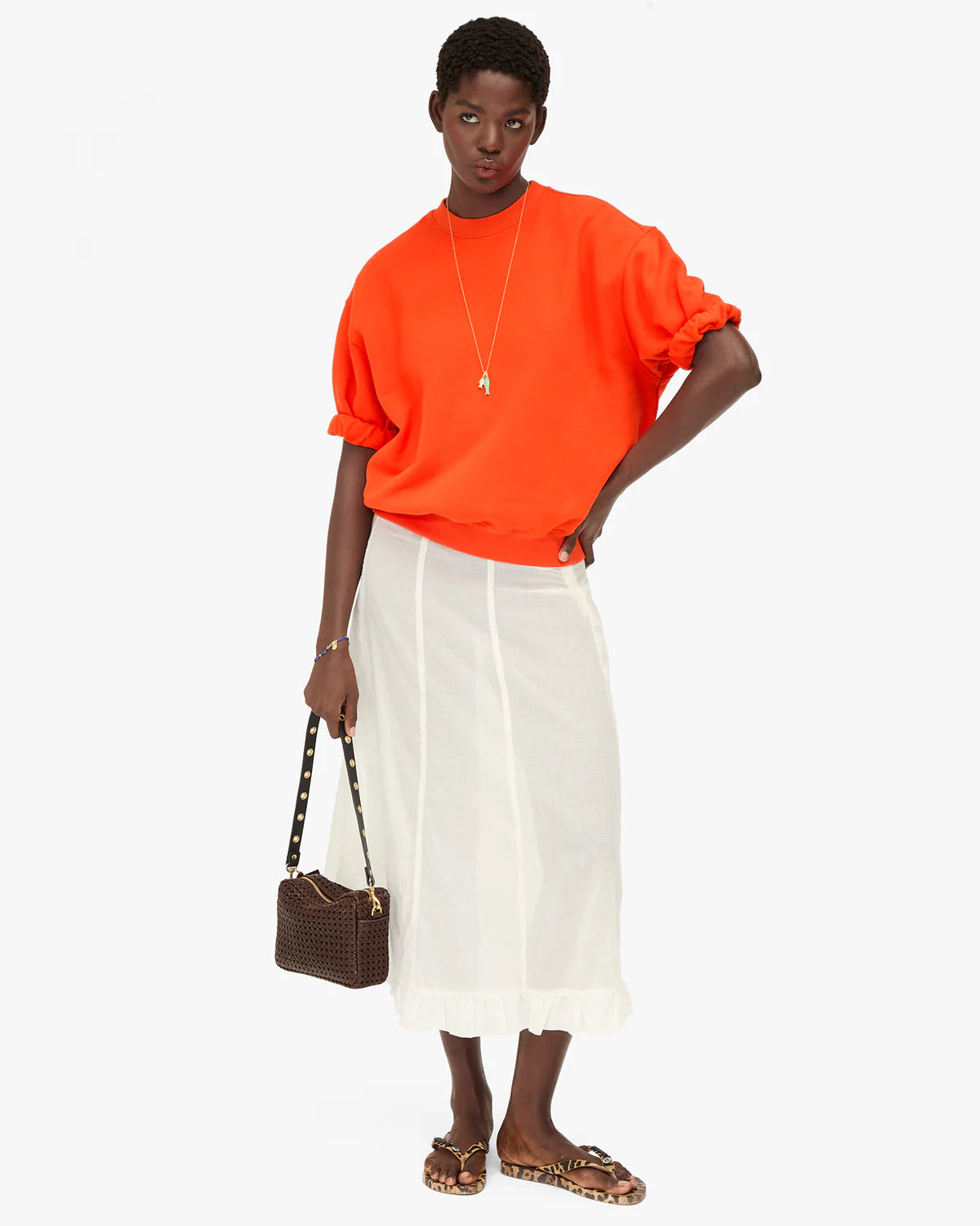Clare V. Midi Sac Rattan CVH1000677