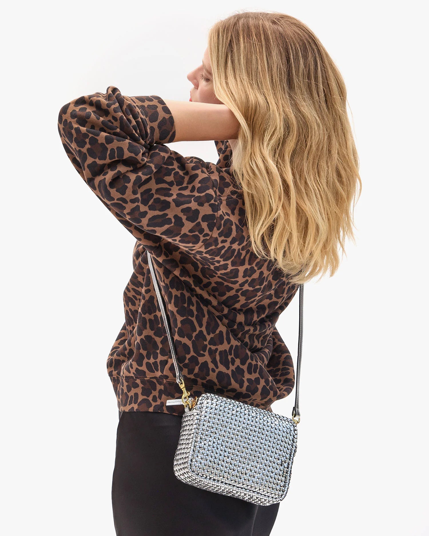 Clare V. Midi Sac Woven Etoile HB-CB-MS-100241